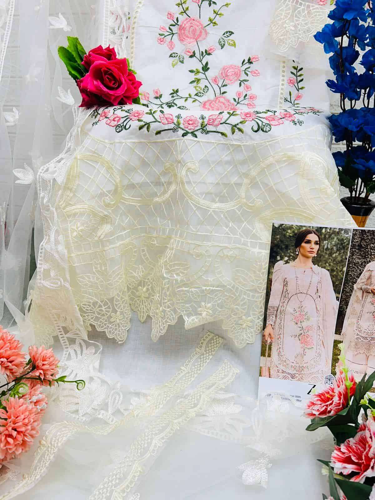 Zaha 10322 Heavy Embroidered Cotton Salwar