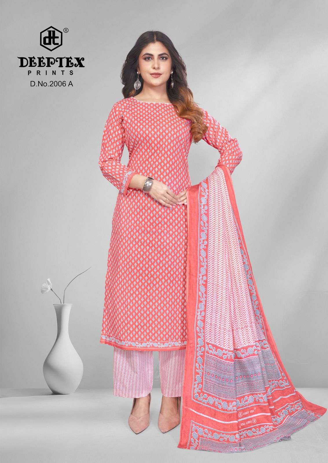 Deeptex 4 Colour Vol 2 Premium Wear Cotton Dress view 26