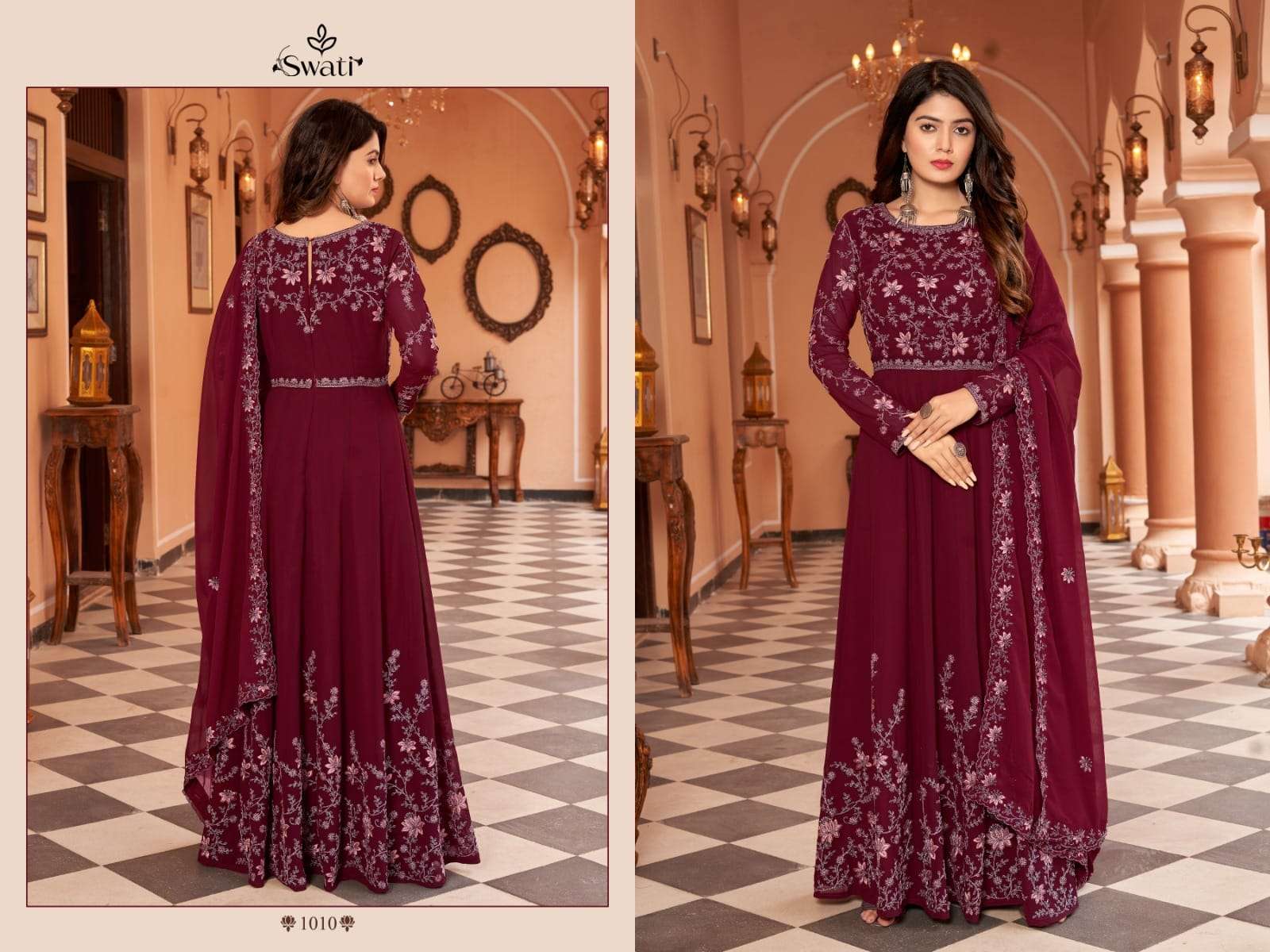 Swagat Swati 1009 To 1012 Designer Partywear Dress Latest New Collection view 6