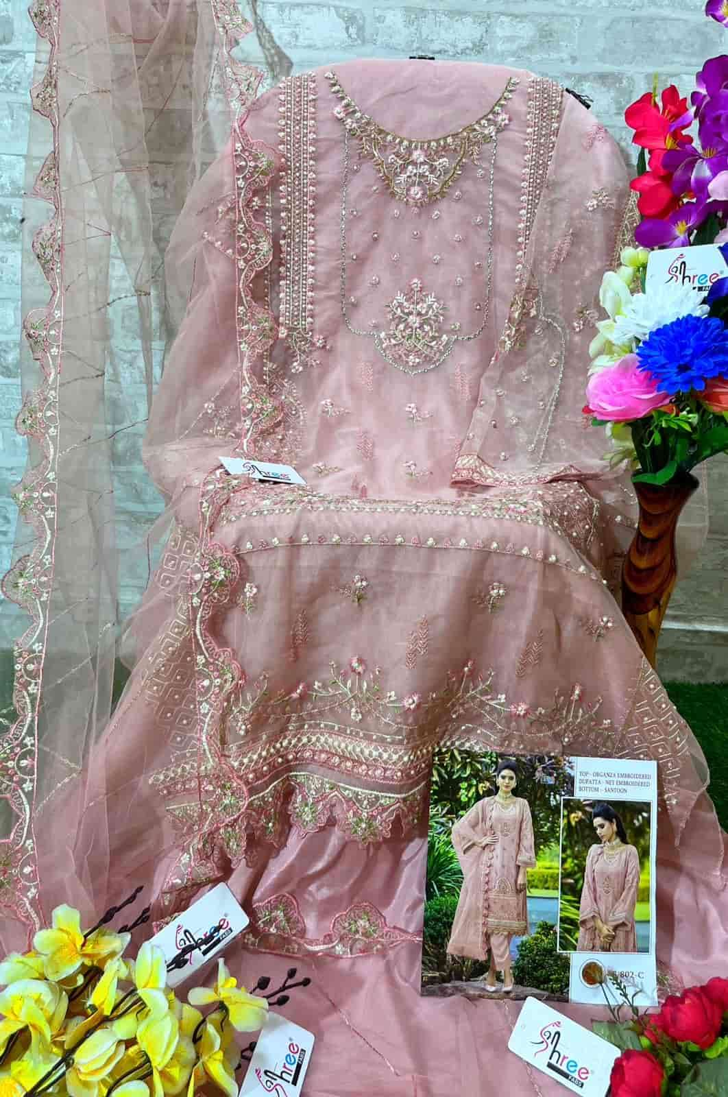 Shree Fabs S 802 Colors Pakistani Style Salwar Suit Online Wholasaler view 5
