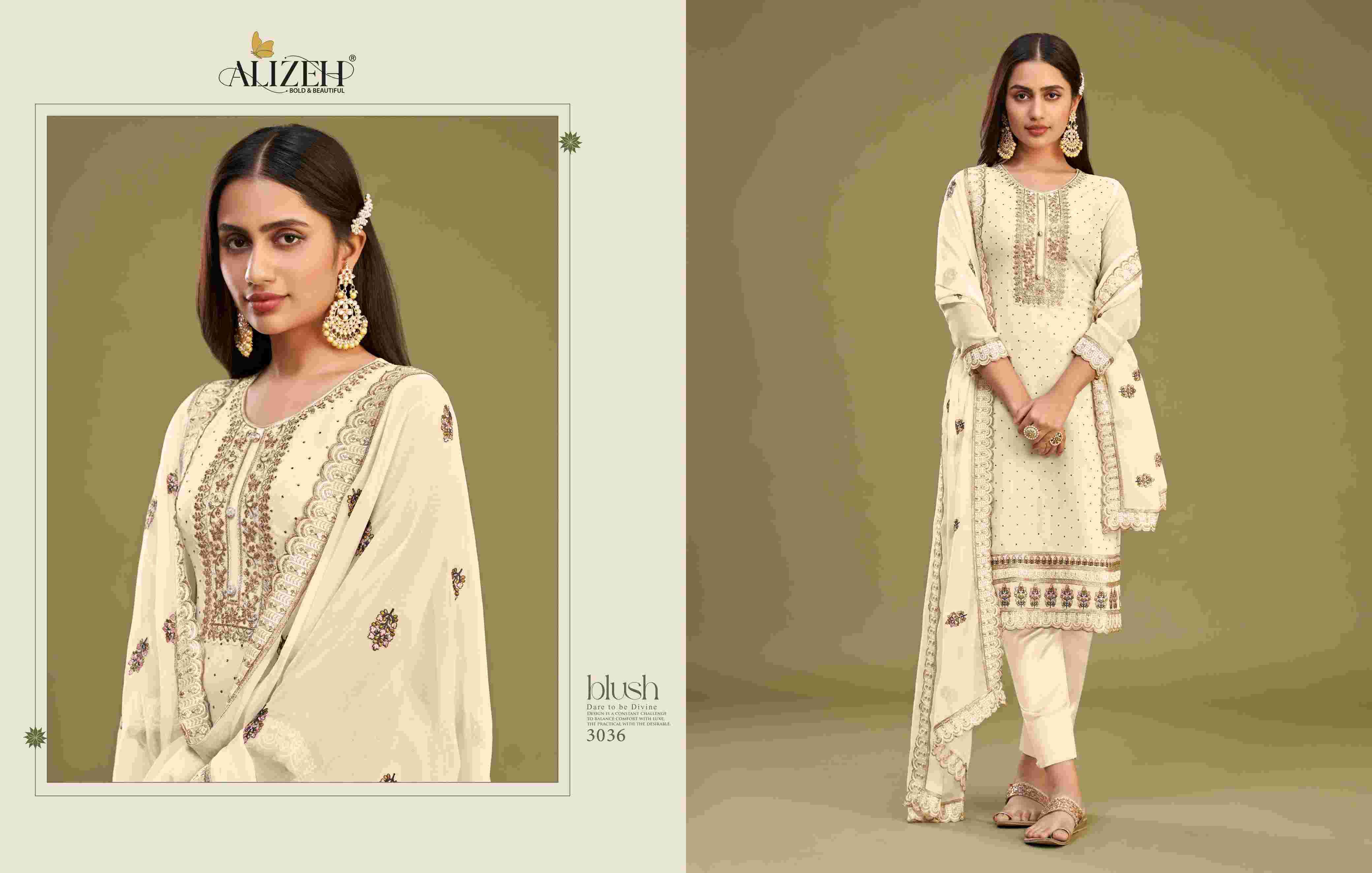 Alizeh Almora Vol 9 Festive Collection Georgette Designer Dress Exporters view 7