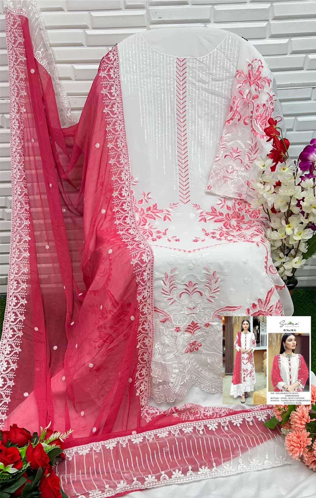 Simra 18 Colors Fancy Designer Pakistani Salwar Suit Online view 6