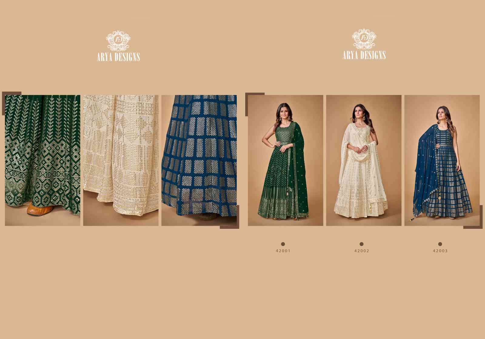 Arya Designs Zoya Vol 2 Party Wear Designer Anarkali Dress view 9