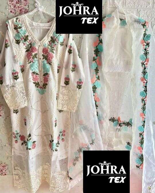 Johra Tex JT-115 Embroidered Cotton Dress view 2