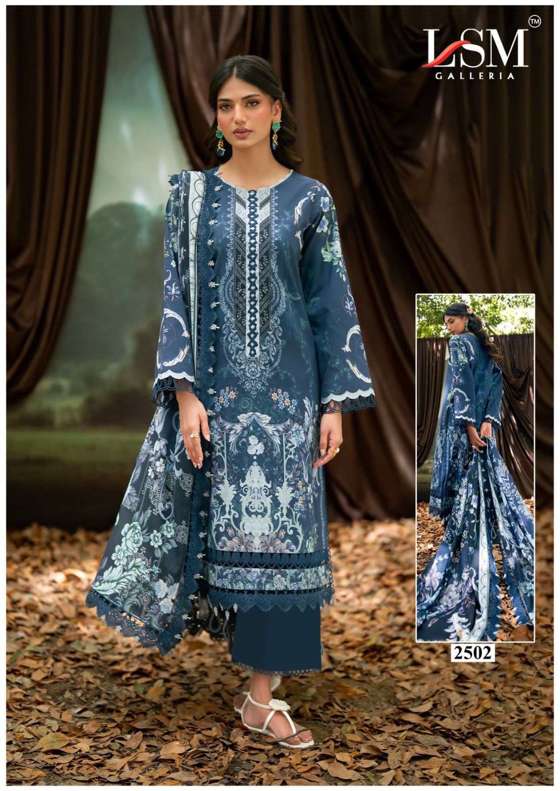 LSM Parian Dream Vol 25 Lawn Suit view 3