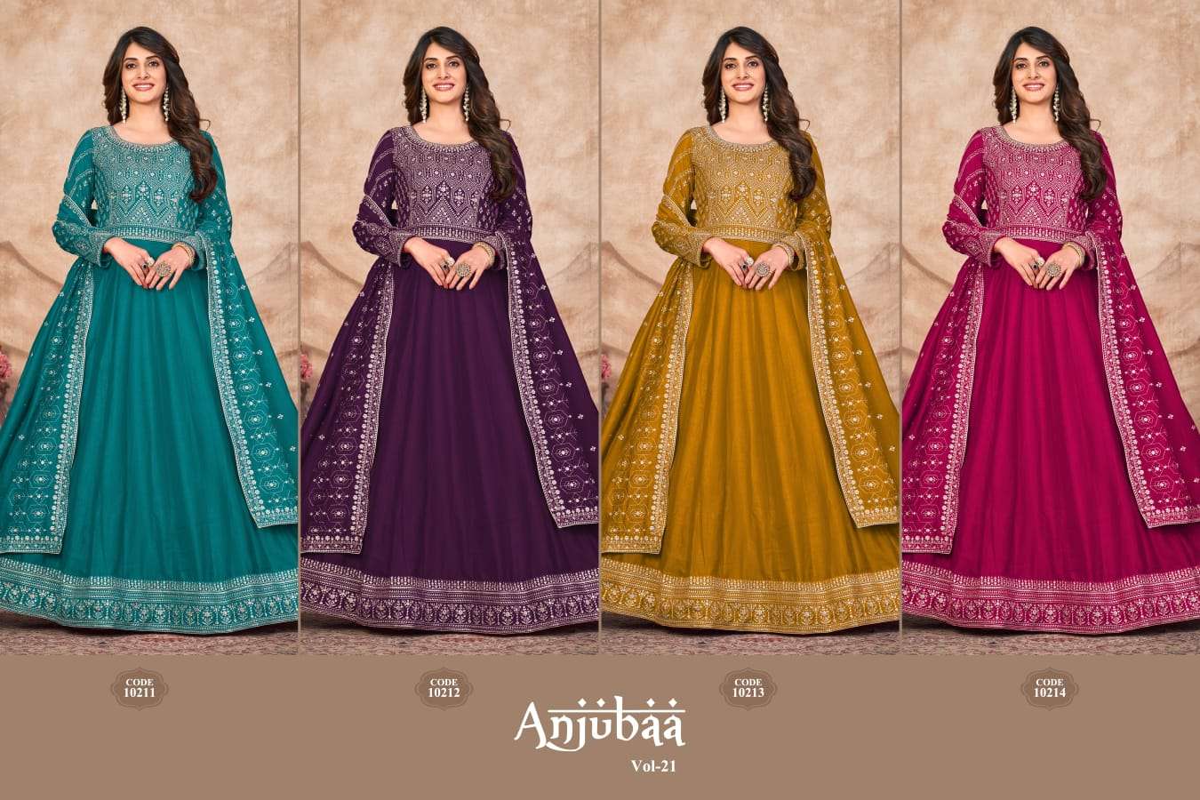 Anjubaa Vol 21 Latest Designer Partywear Dress view 13