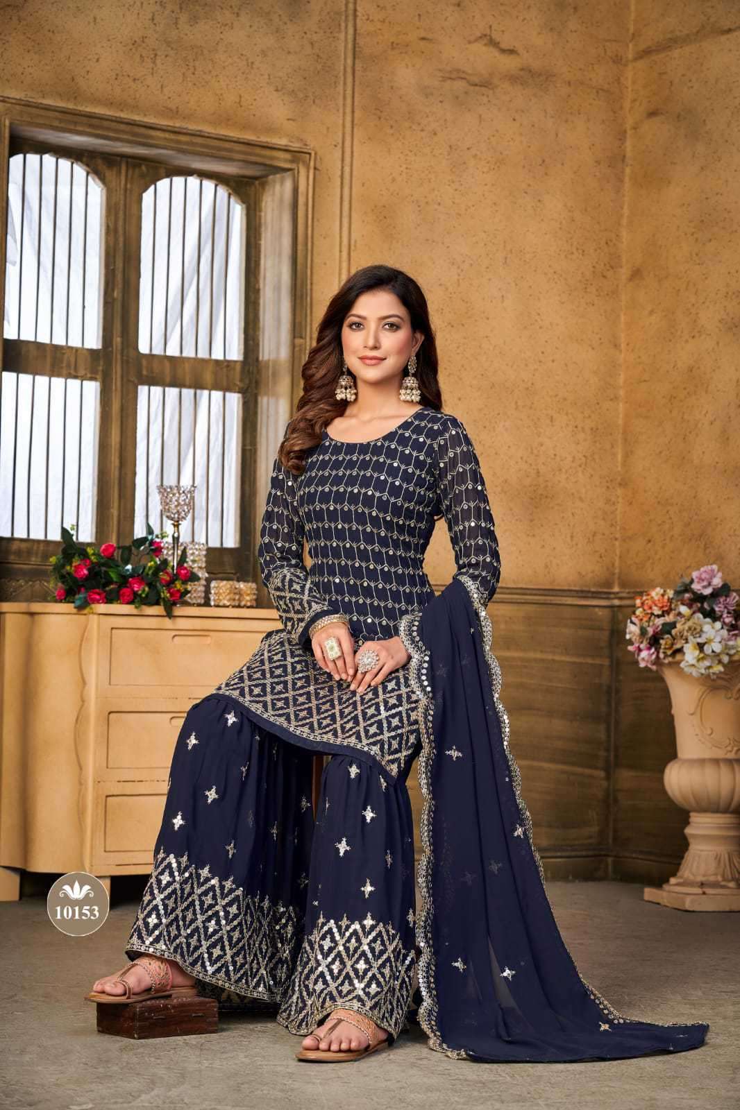 Anjubaa Vol 15 Heavy Designer Gharara Suit Partywear Collection New Arrivals view 3