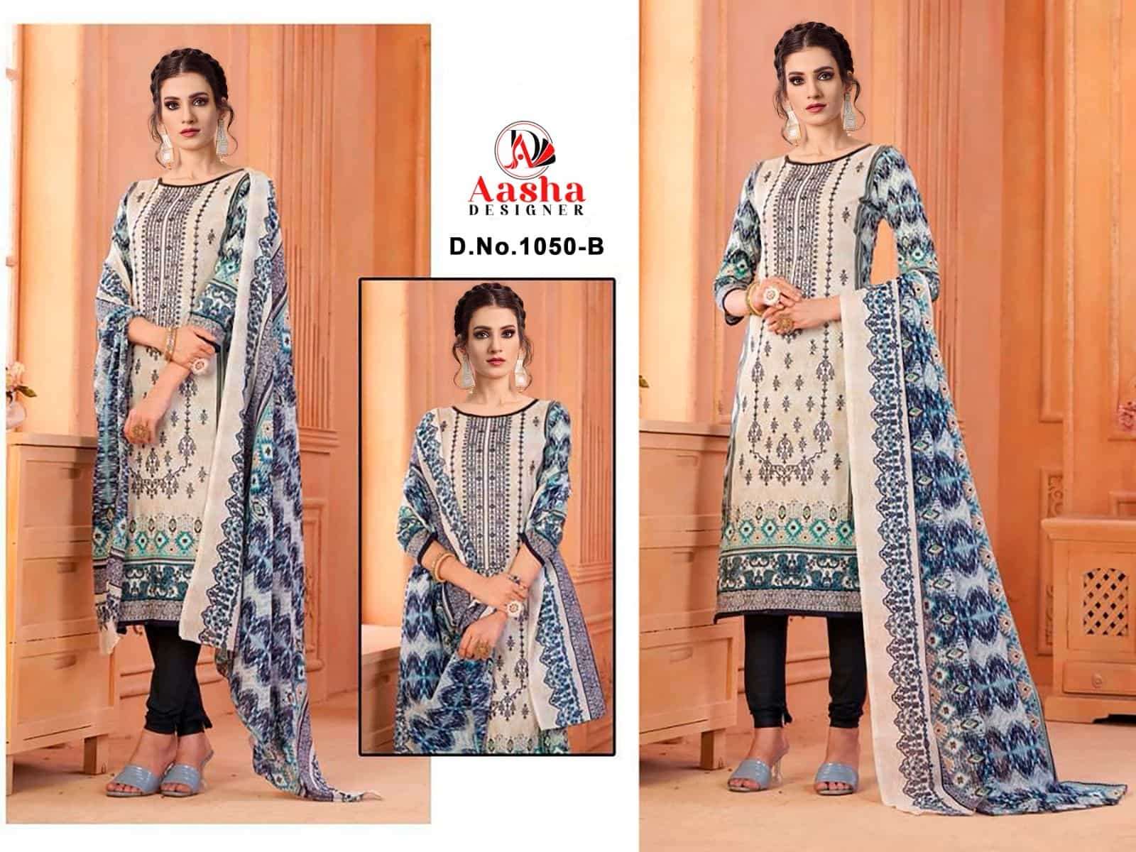 Harsha Vol 3 Embroidered Cotton Salwar Suit view 4