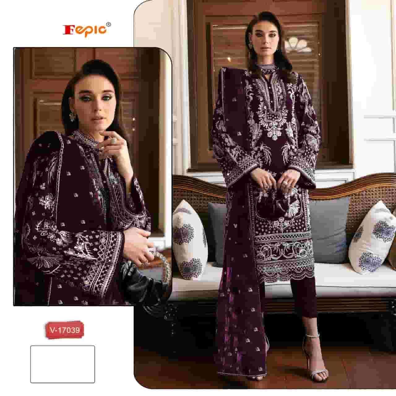 Fepic Rosemeen Embroidered Velvet Suit
