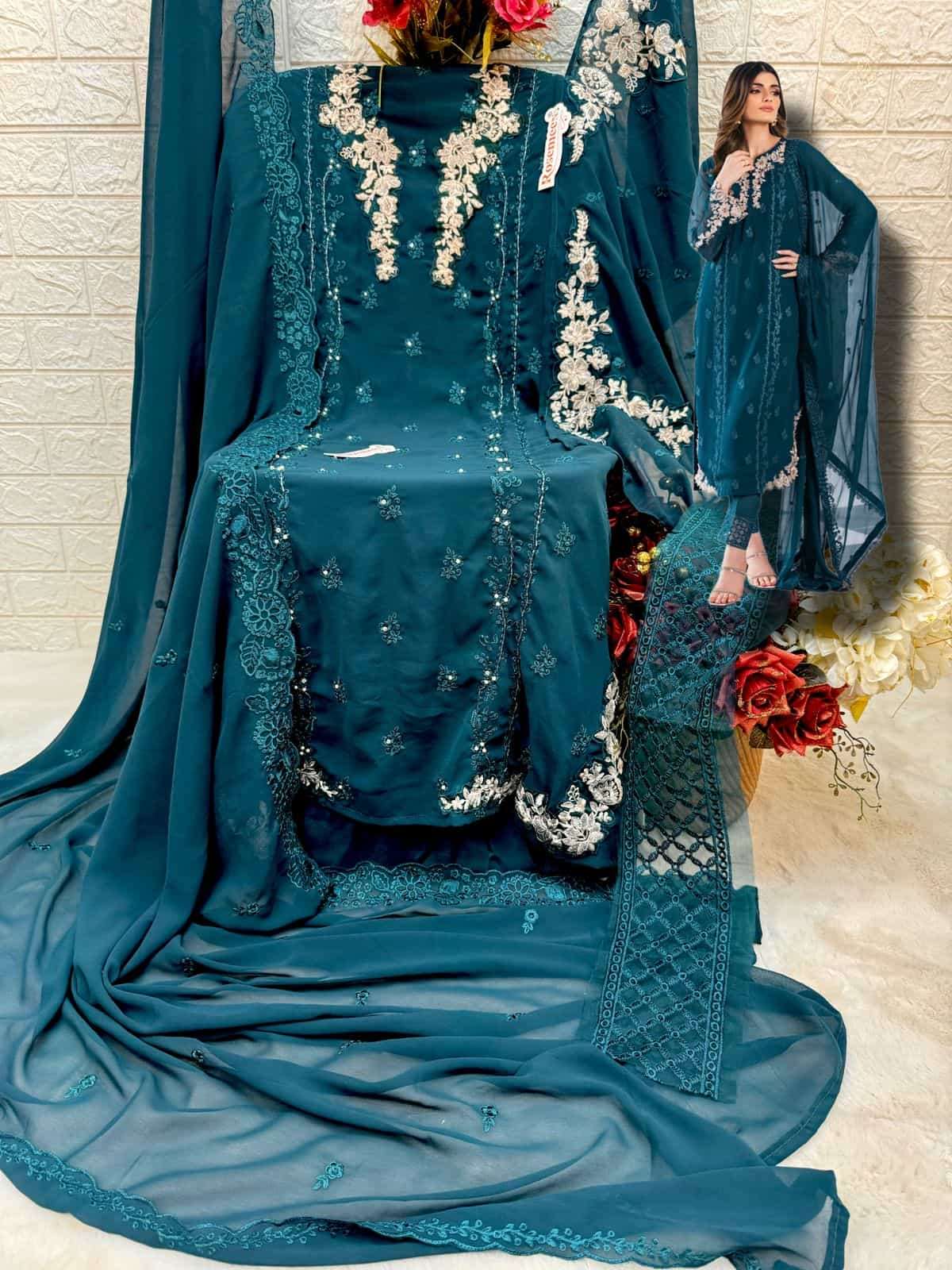 Fepic C 1685 Colors Fancy Designer Style Pakistani Salwar Suit Online view 5