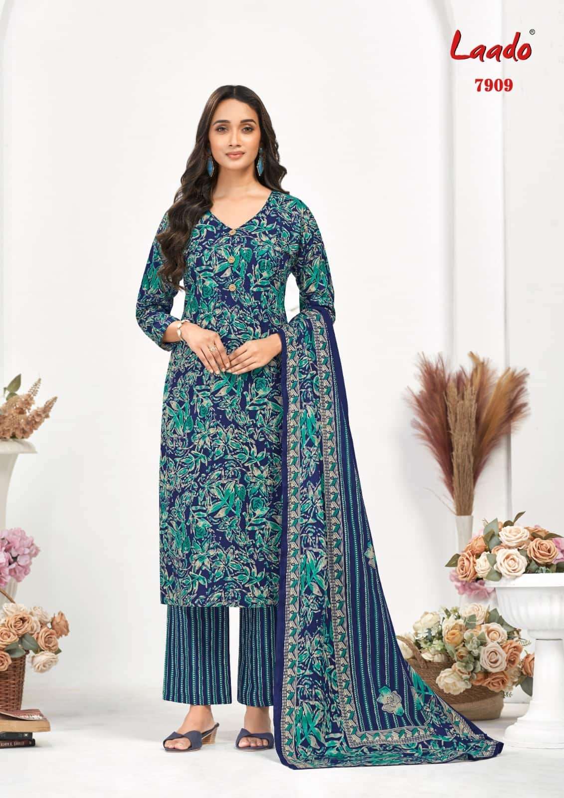Laado Vol 79 Pure Cotton Dress Material view 3