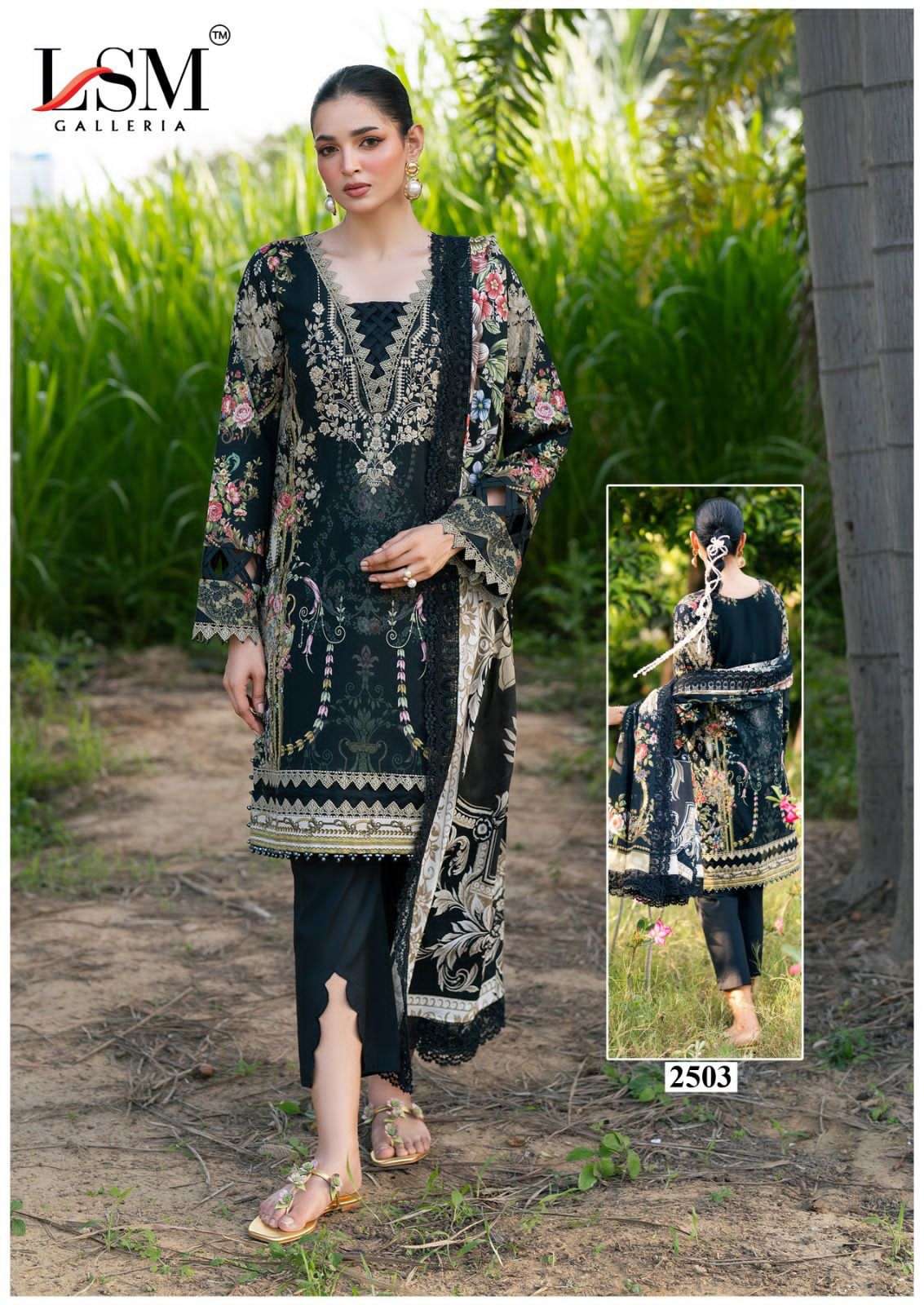 LSM Parian Dream Vol 25 Lawn Suit view 4
