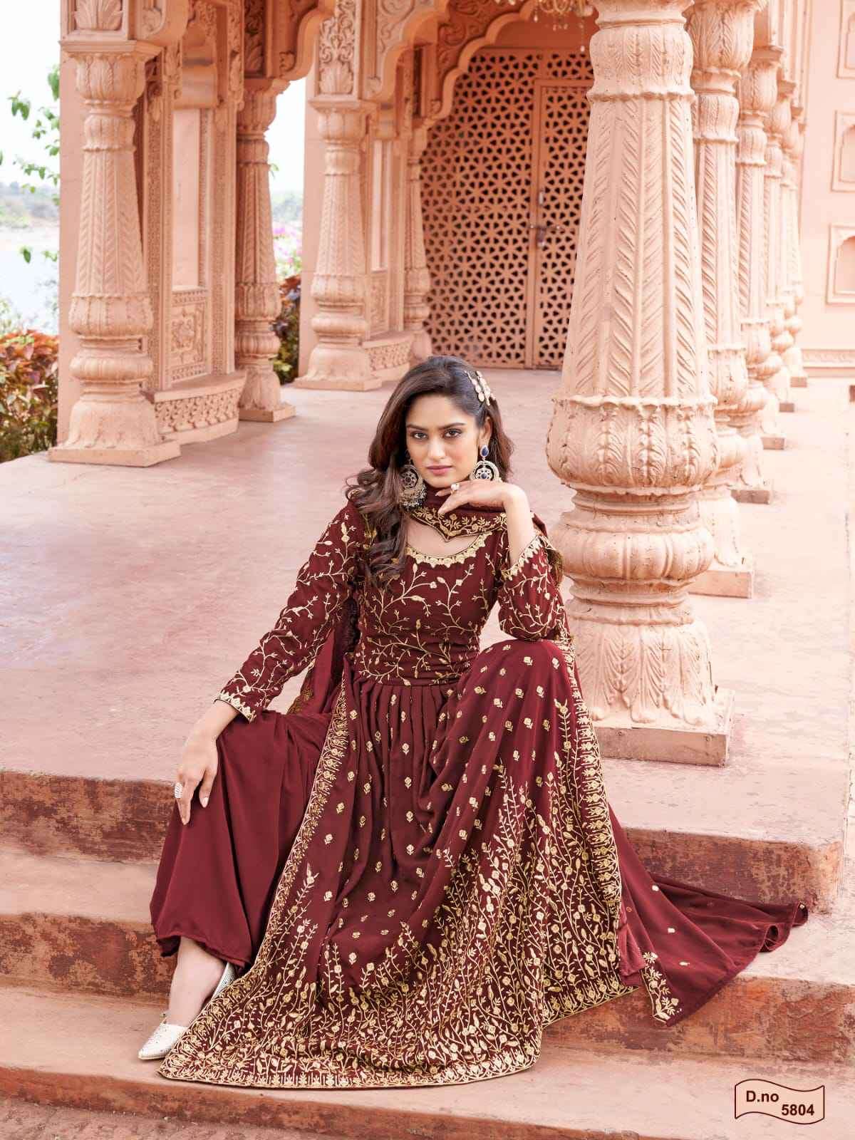 Aanaya Vol 158 Partywear Gharara Dress Designer Collection Exporter view 7