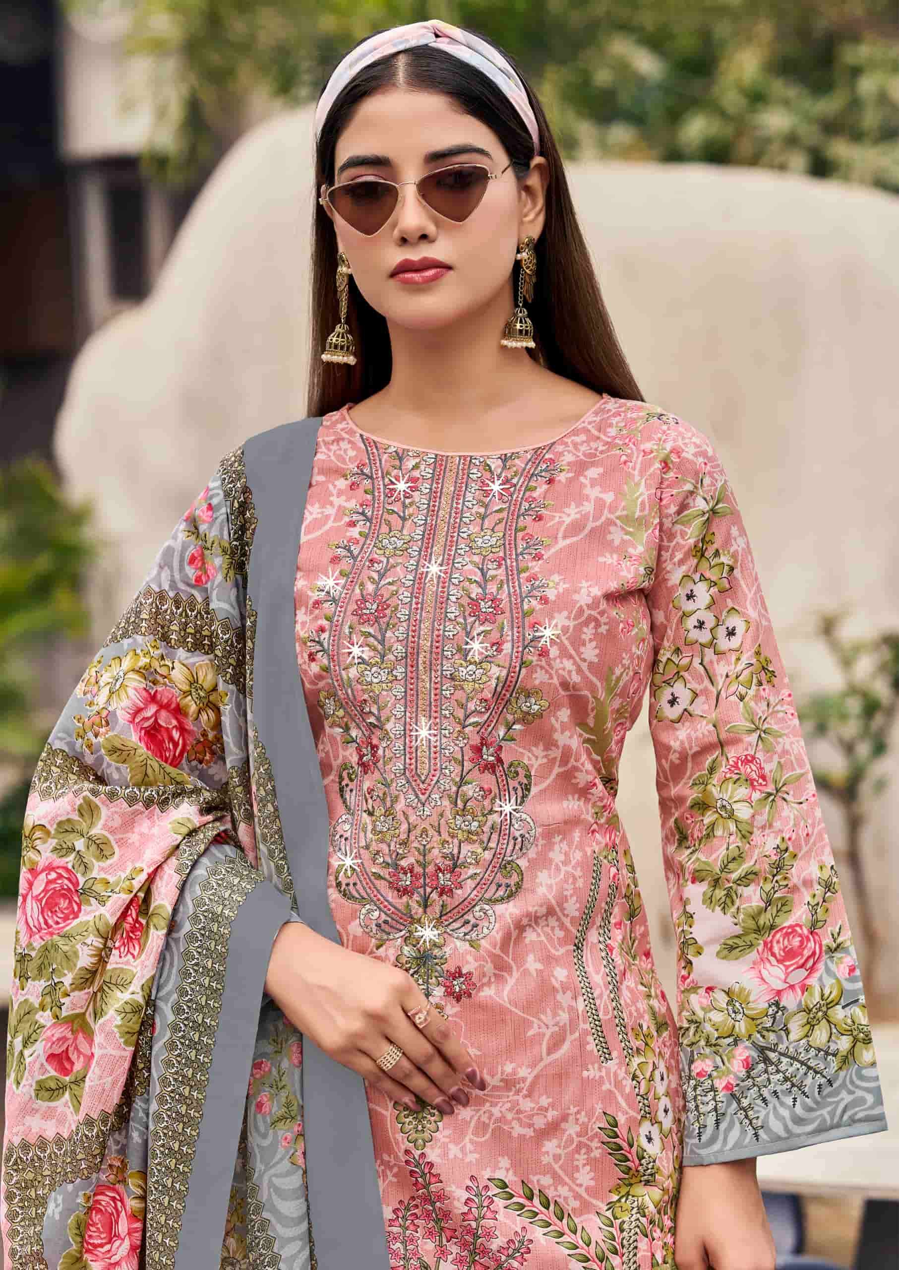 Vandana Fashion Nagina Vol 12 Unstitch Cotton Dress Material view 6