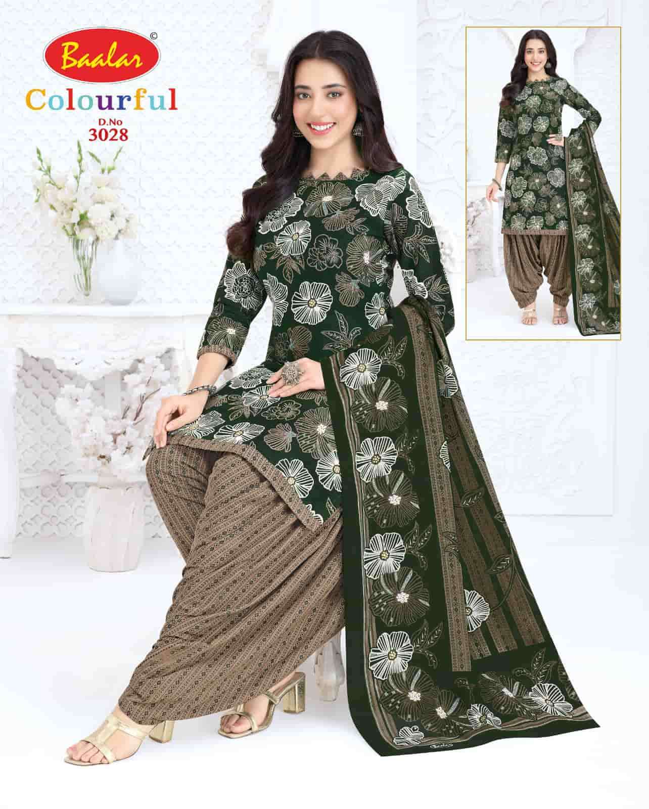 Baalar Colourful Vol 30 Pure Cotton Unstitch Salwar Suit view 18