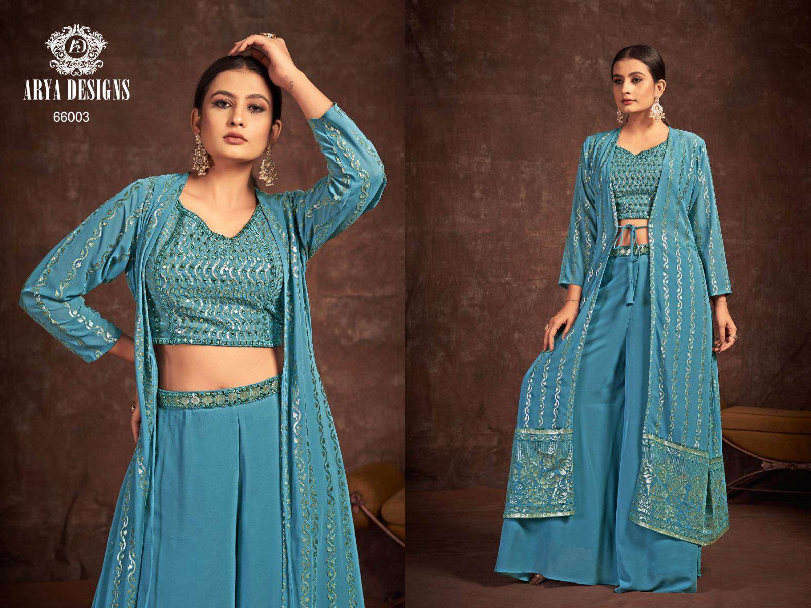 Arya Designs Blush Vol 4 Latest Designer 3 Piece Partywear Collection view 5