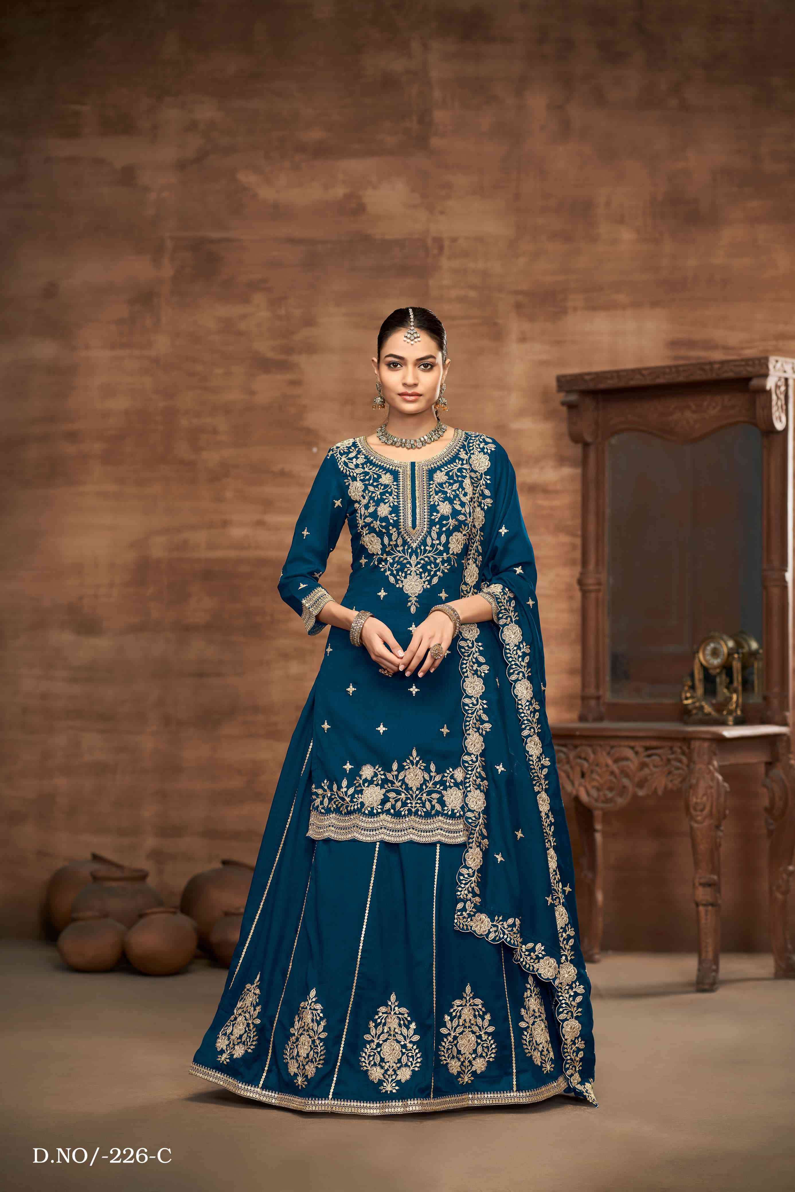 Aanaya Vol 226 Colors Lehenga Style Heavy Salwar Kameez view 9