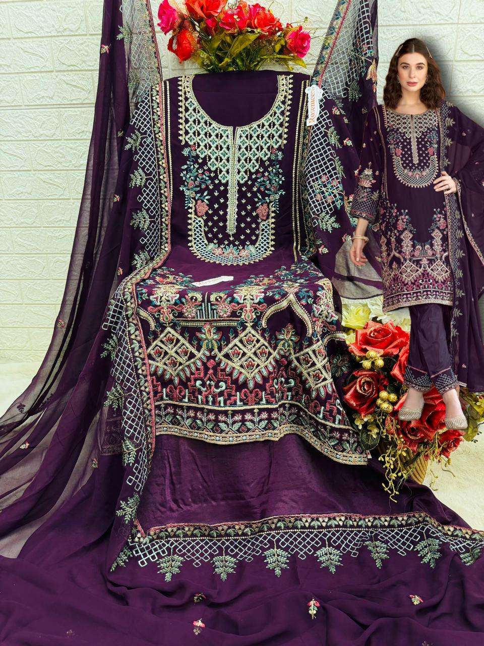 Fepic C 1749 Colors Rosemeen Pakistani Designer Dress view 6