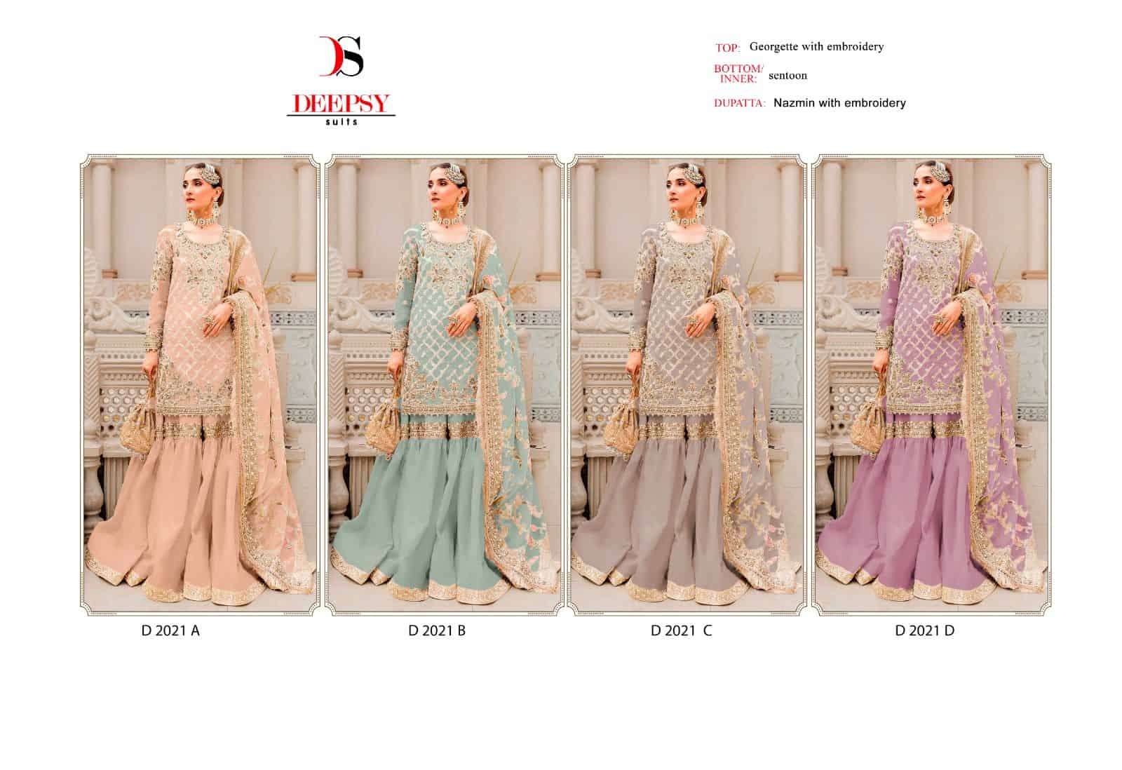 Deepsy D 2021 Colors Pakistani Heavy Designer Style Festive Wear Salwar Suit Wholesalers view 5