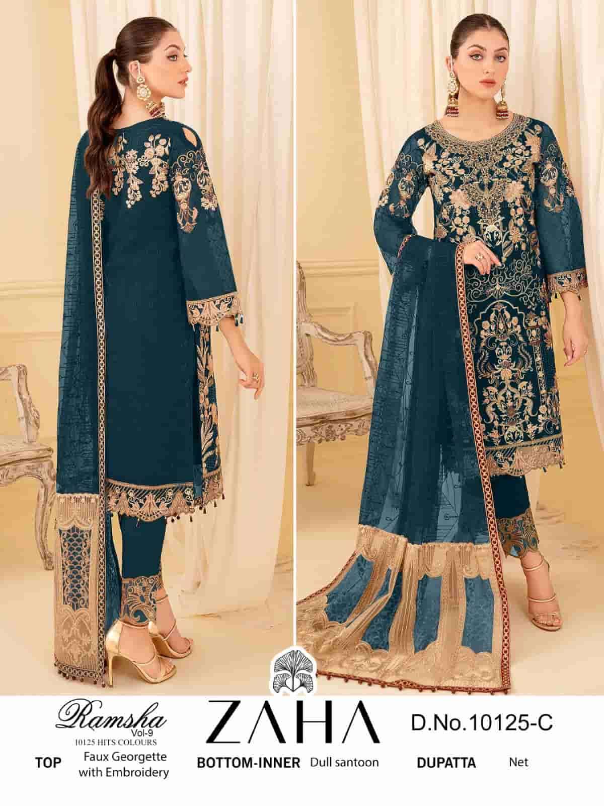 Zaha Ramsha Vol 9 10125 Colors Designer Salwar Suit Online Wholasaler view 6