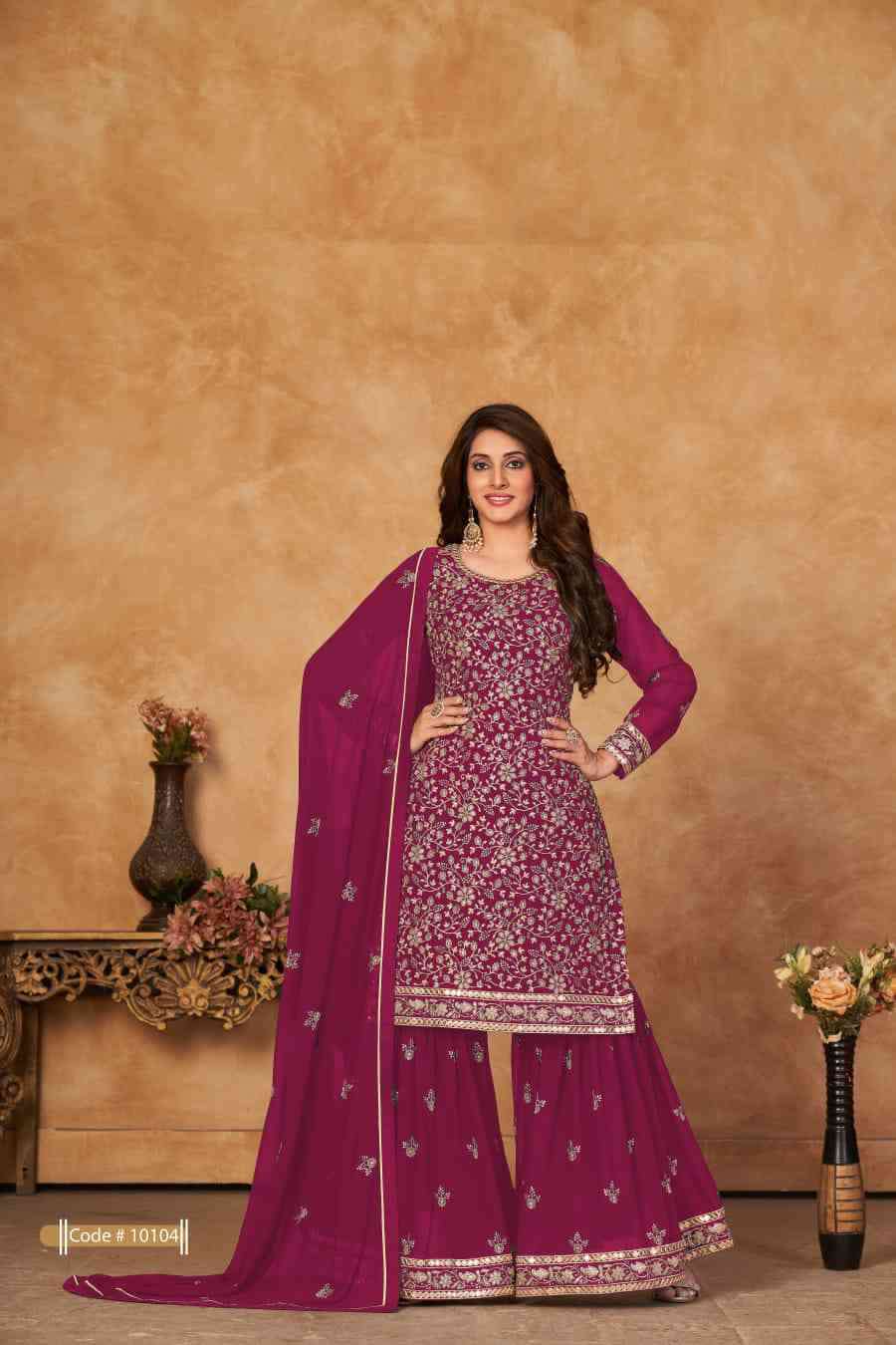 Anjubaa Vol 10 Partywear Gharara Sharara Dress New Collection view 4