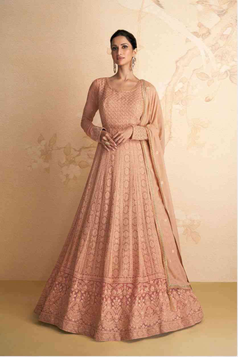 Aashirwad Gulkand Disha Partywear Anarkali Gown Collection Online view 4