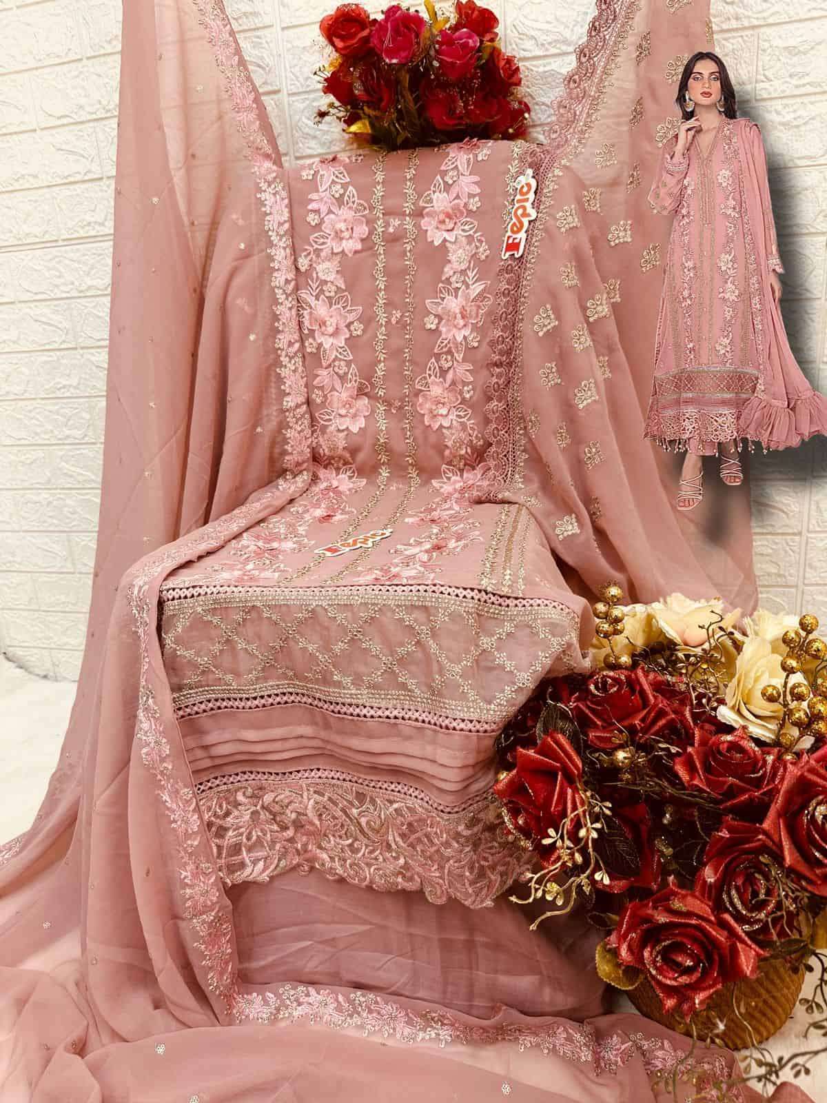 Fepic C 1609 Colors Fancy Designer Style Pakistani Salwar Suit Online view 5