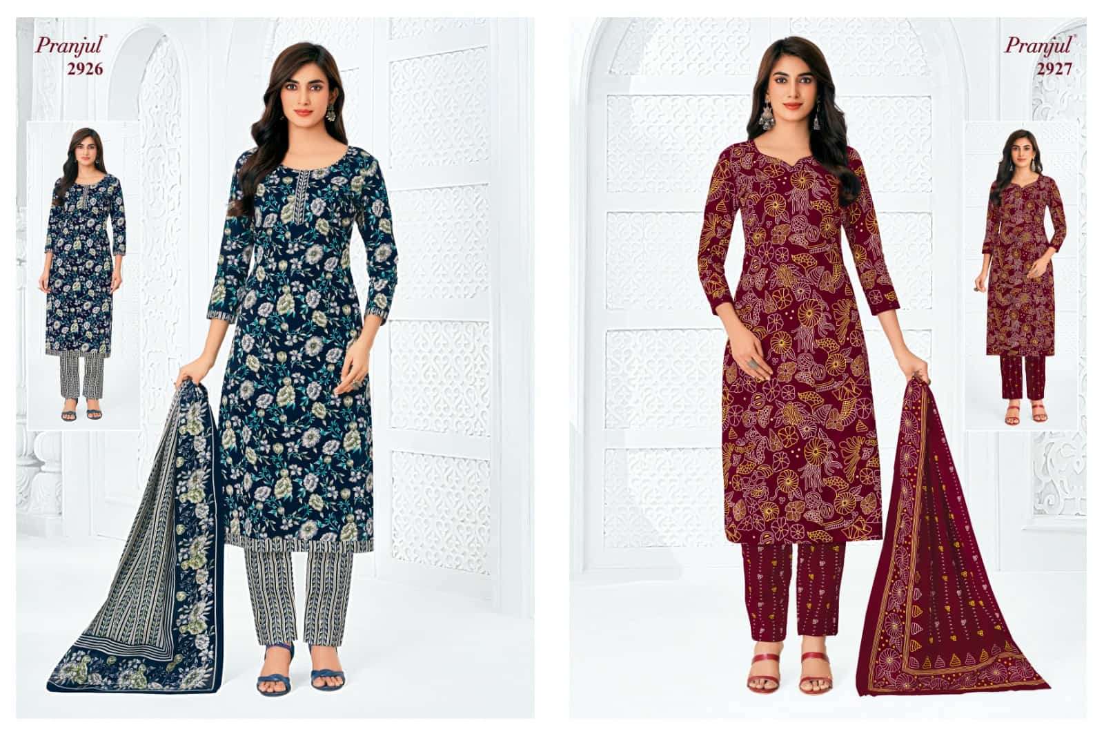 Pranjul Priyanka Vol 29 Pure Cotton Dress Material view 21