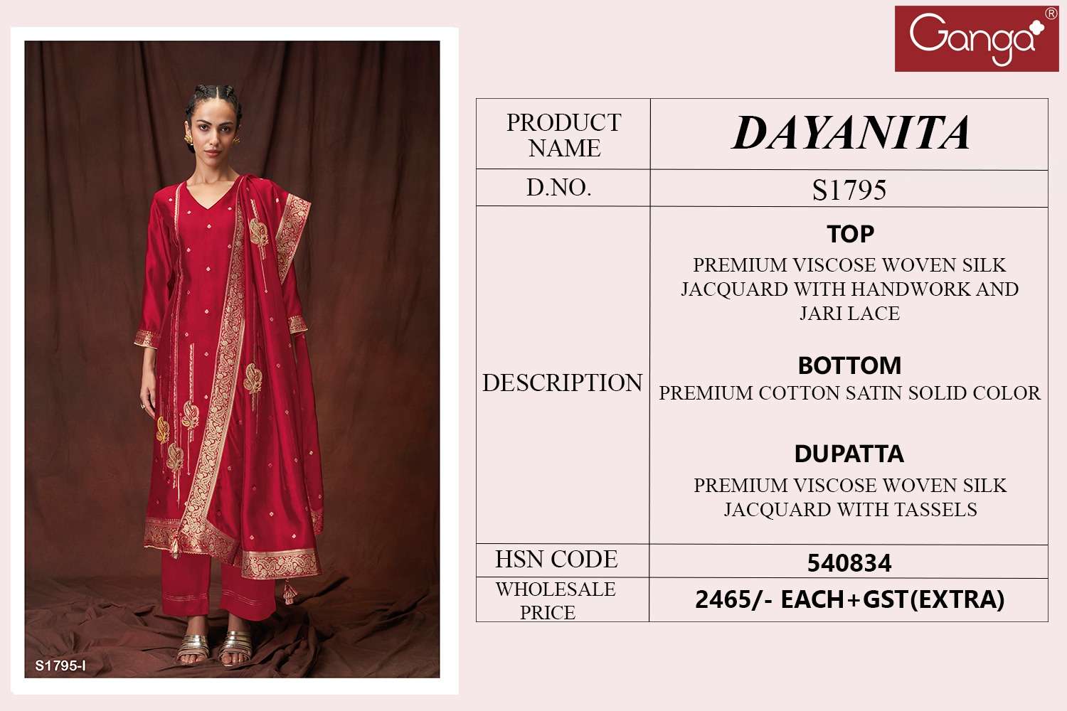 Ganga Dayanita 1795 Desinger Karwa Chauth Special Salwar Suit Collection view 4