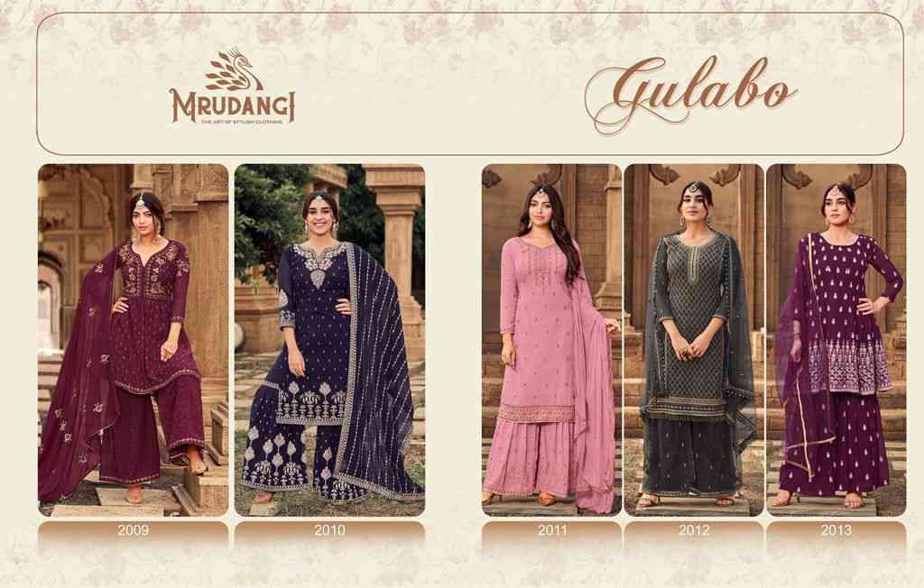 Mrudangi Gulabo 2009 To 2013 Party Wear Gharara Designer Dress view 13