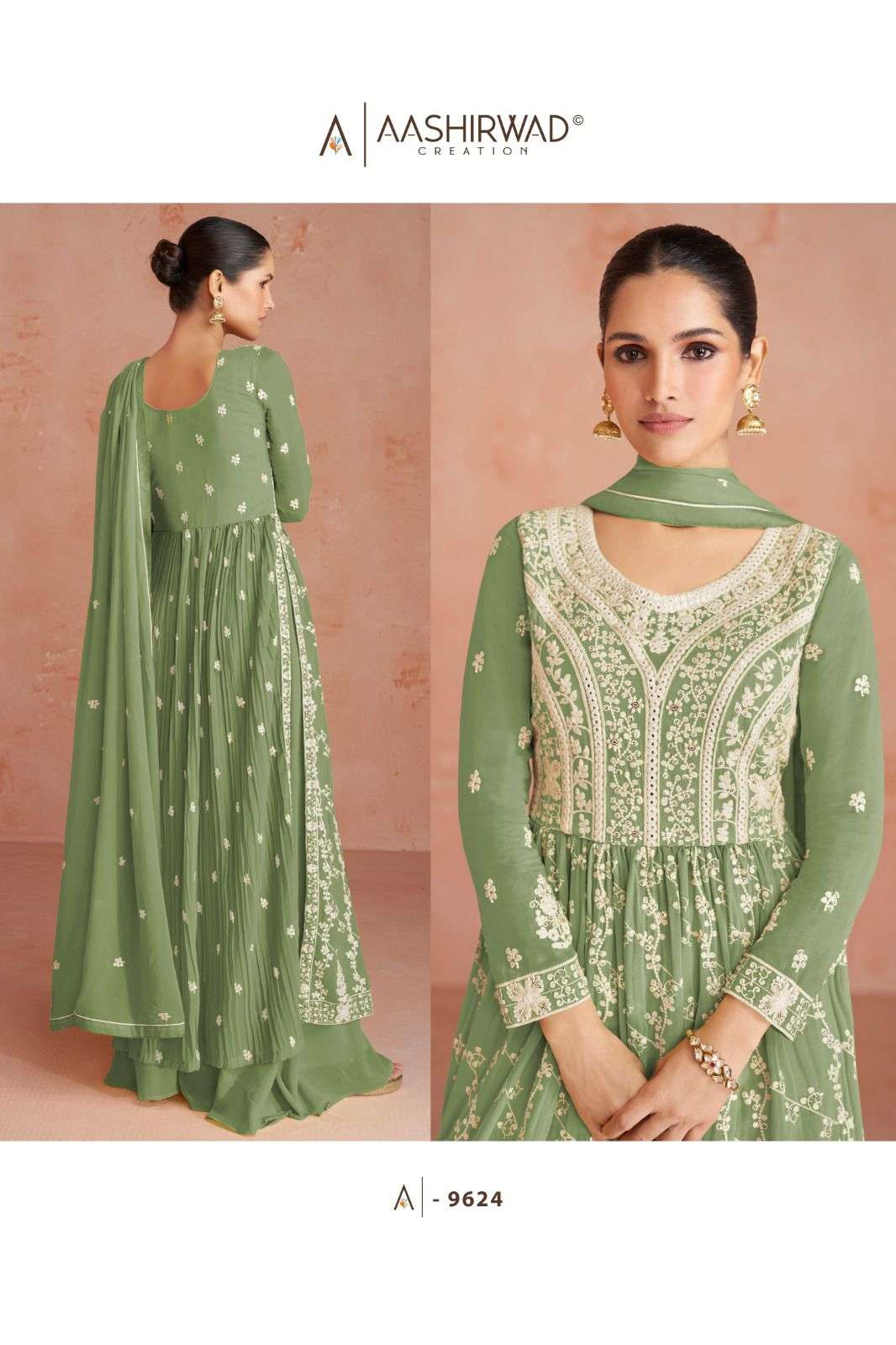 Aashirwad Gulkand Inaya Latest Style Festive Collection Readymade Dress New Arrivals view 9