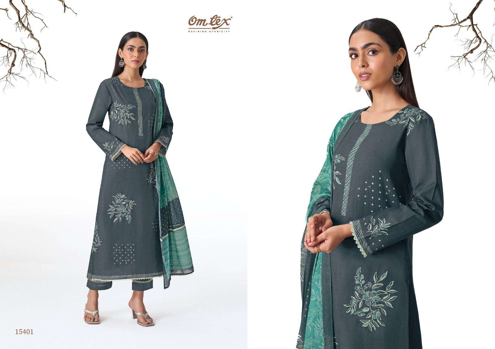 Omtex Navya Premium Lawn Cotton Salwar Suit Collection view 2