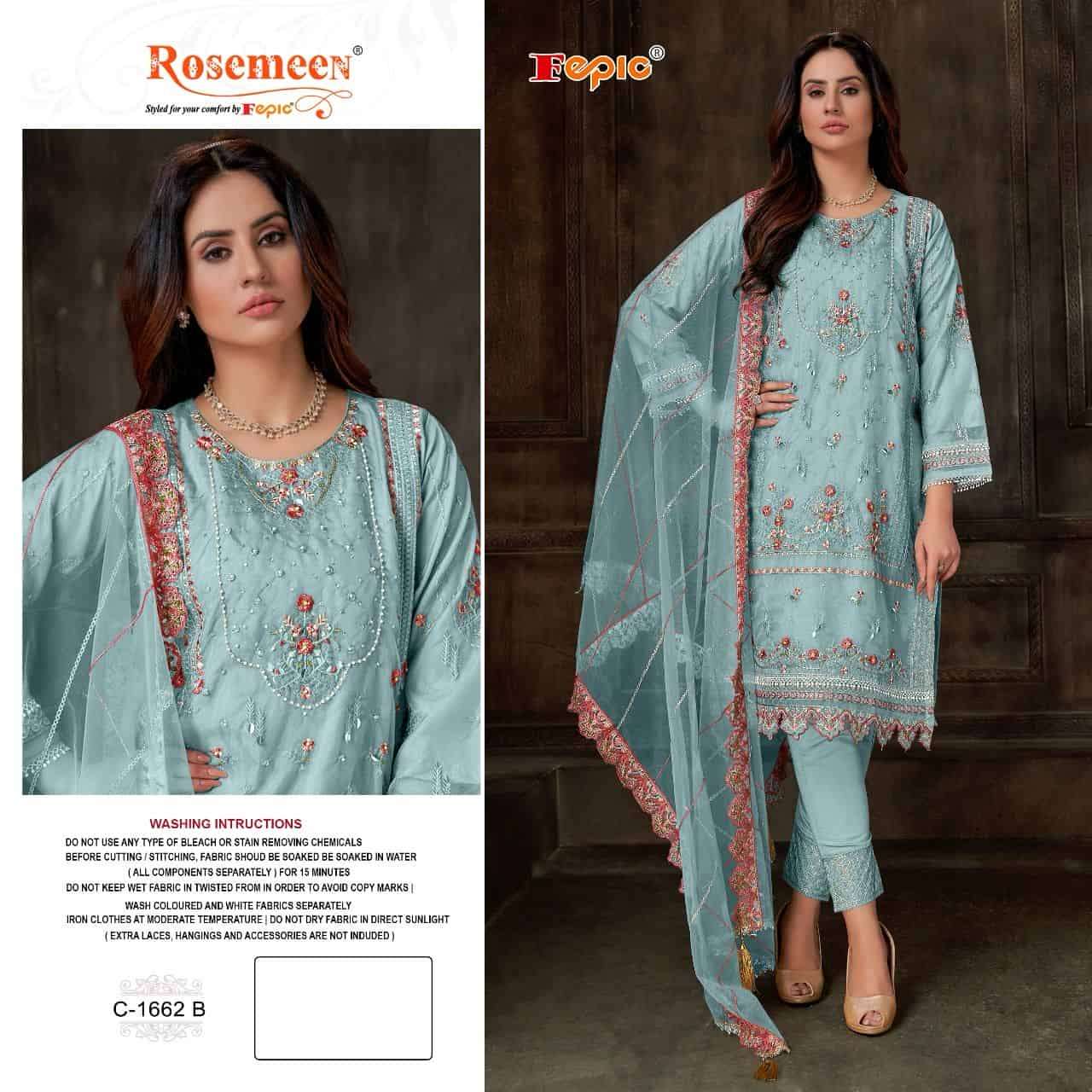 Fepic C 1662 Colors Pakistani Festive Wear Style Designer Salwar Suit Wholesalers view 2
