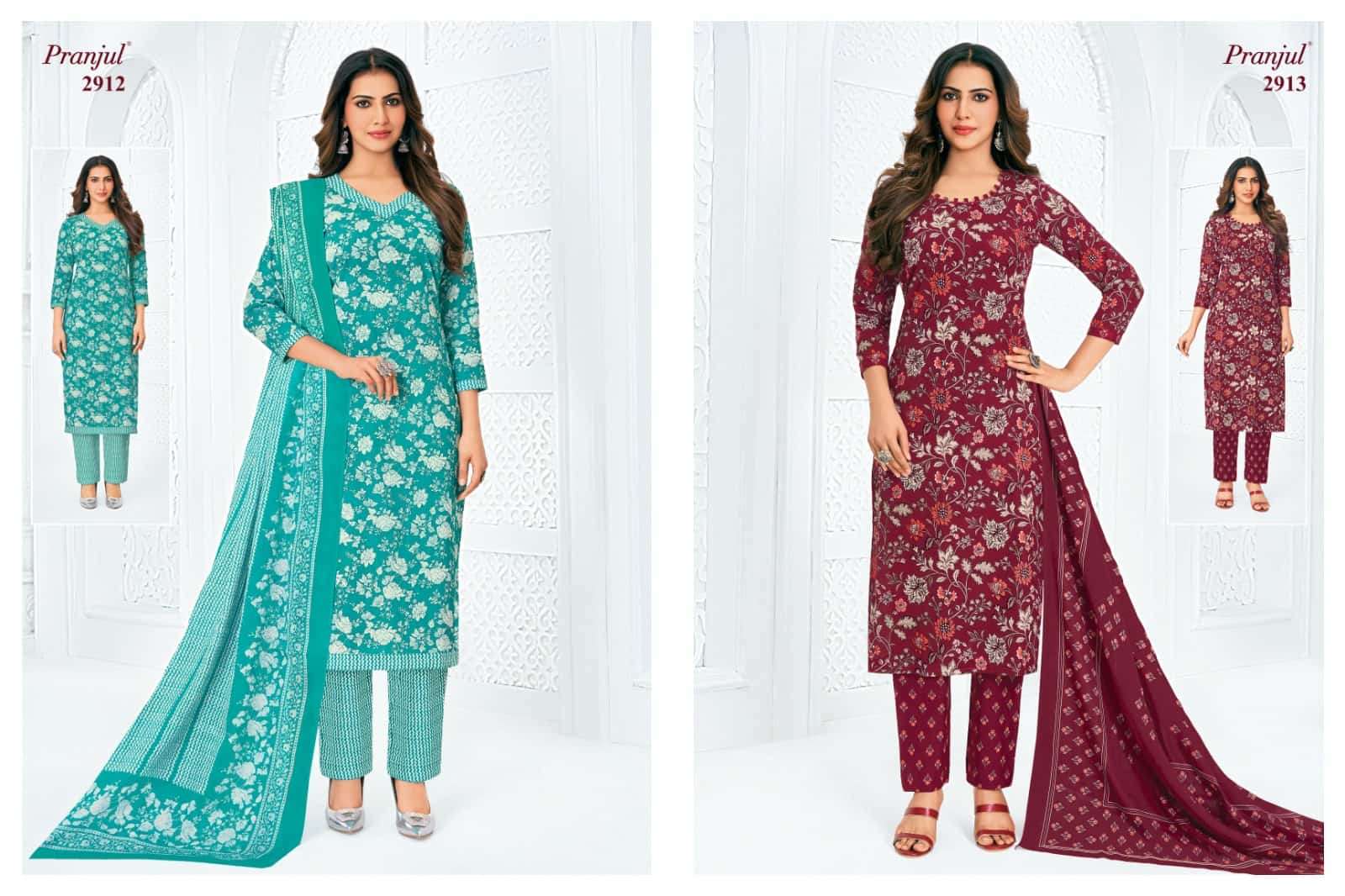 Pranjul Priyanka Vol 29 Pure Cotton Dress Material view 18