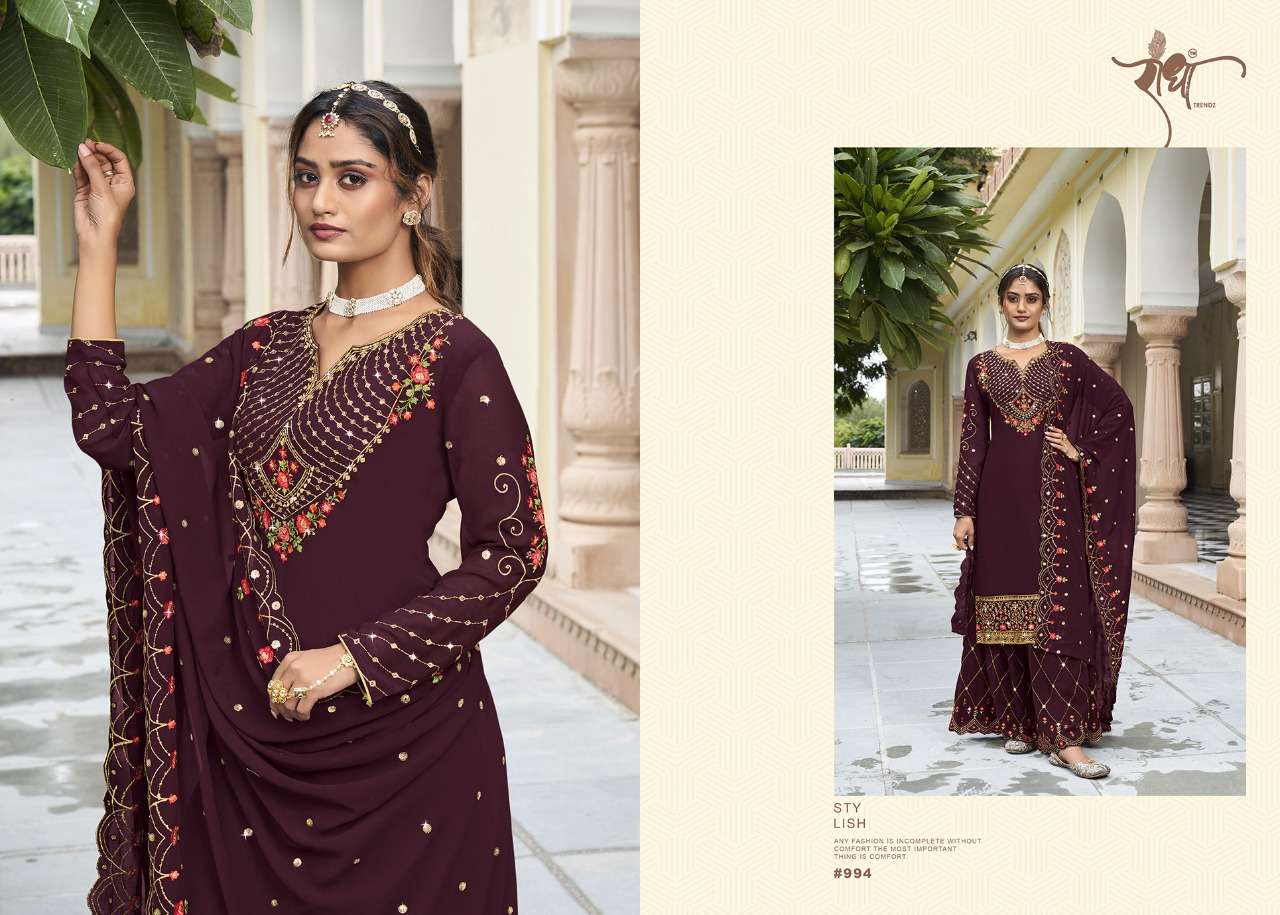 Radha Trends Ranjha Vol 2 Party Wear Sharara Designs Suit view 2