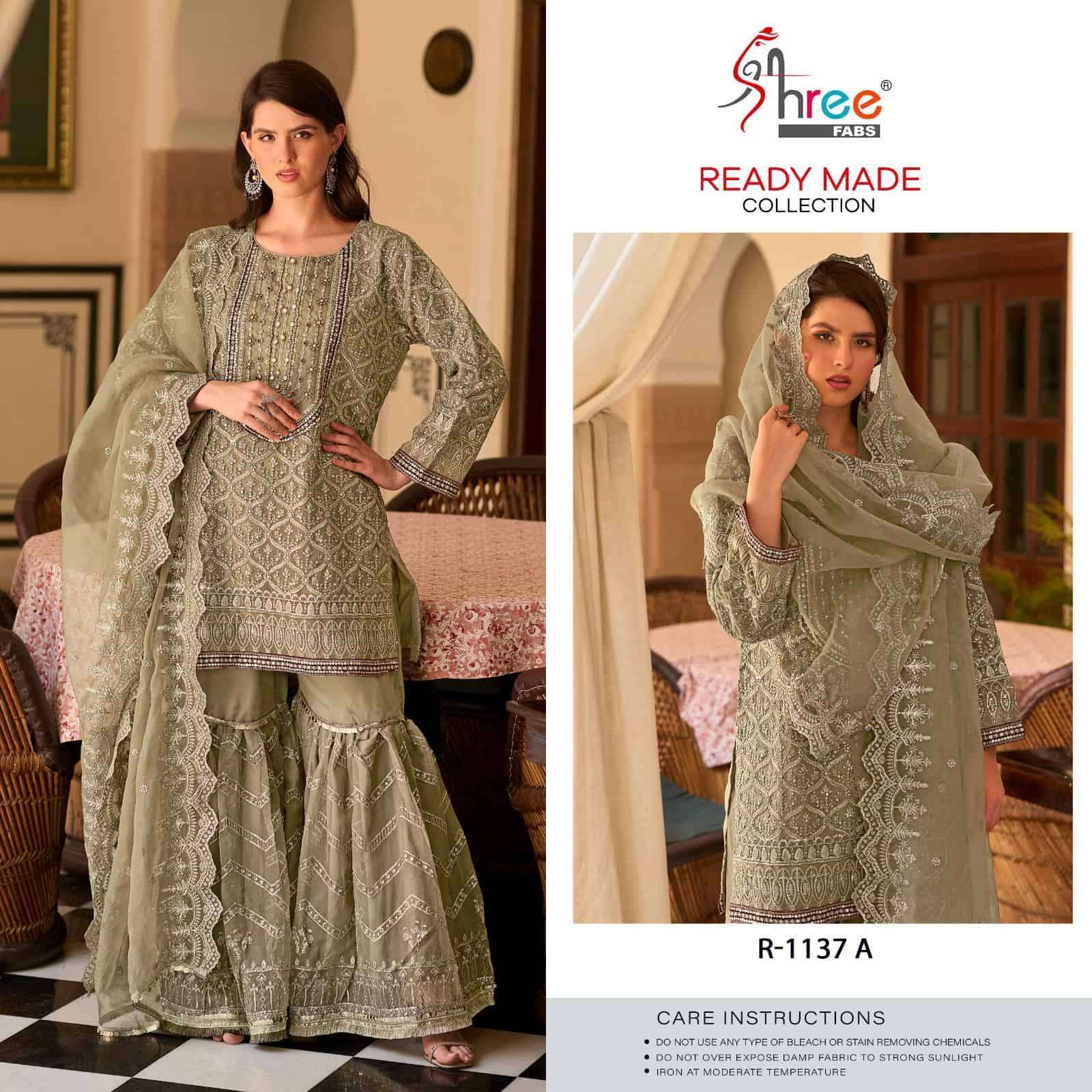 Shree Fabs R 1137 Organza Pakistani Suit view 9