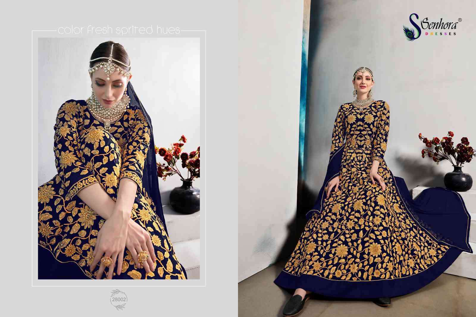 Senhora Mahek Vol 28 Heavy Designer Gown Wedding Wear Collection view 4