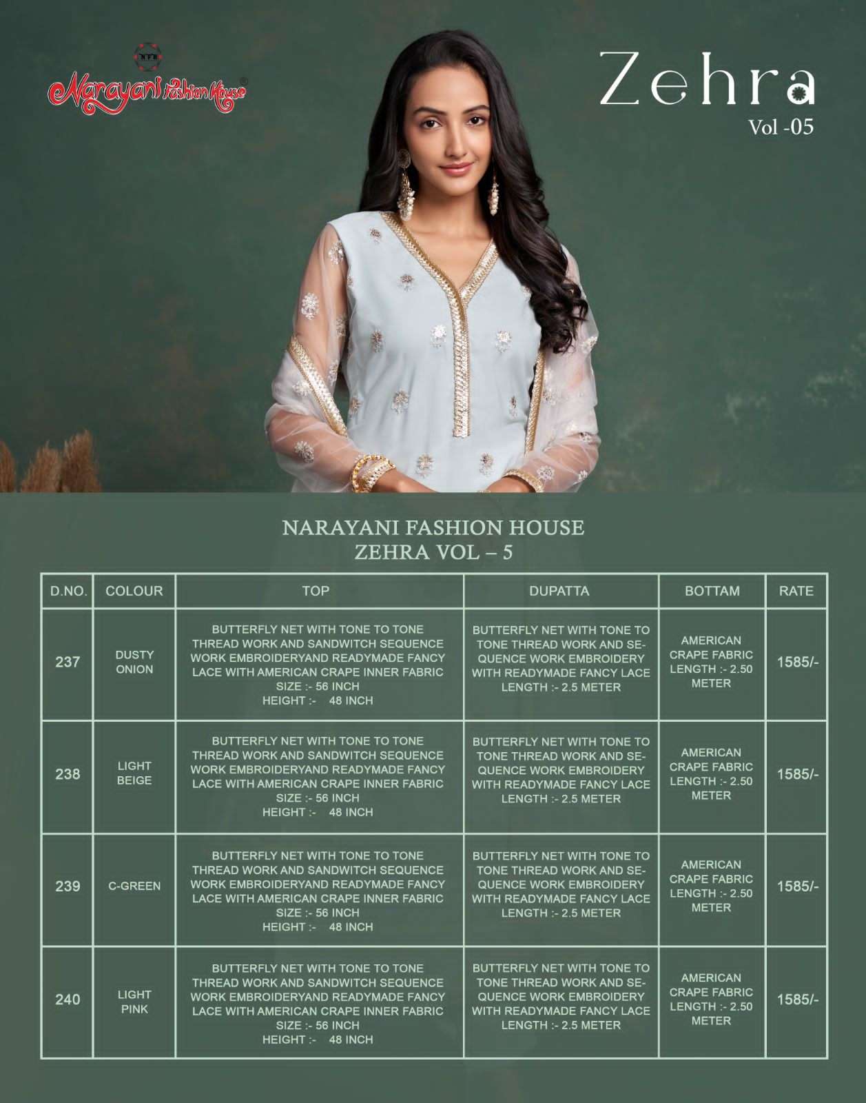 Narayani Zehra Vol 5 Latest Style Partywear Dress view 25