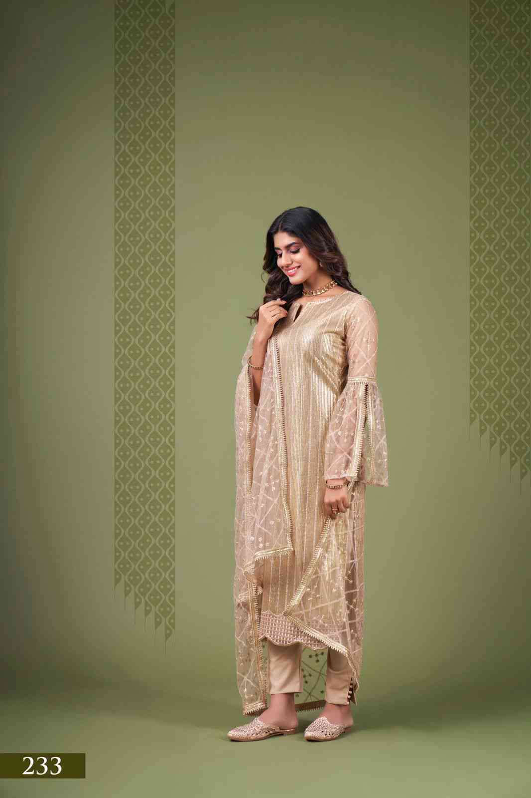 Narayani Zehra Vol 4 Designer Party Wear Straight Suit Catalog Exporter view 24