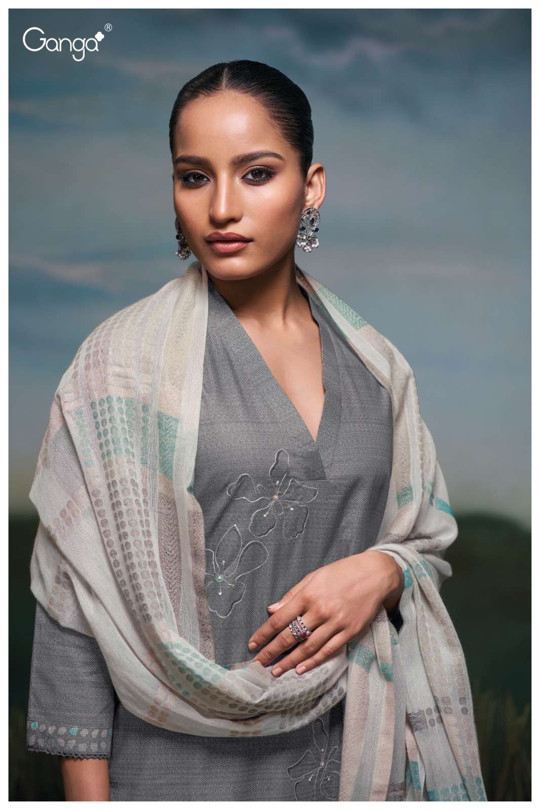 Ganga Fashion Prentiss 3529 Premium Designs Cotton Suit Collection view 3