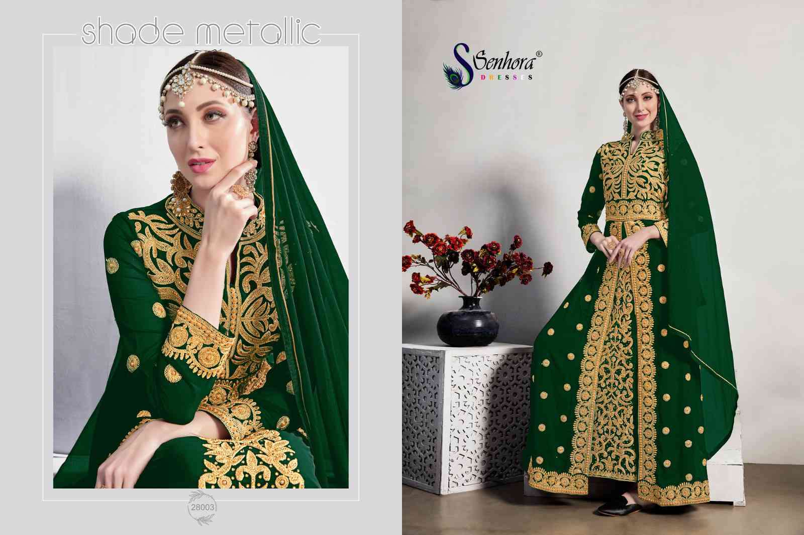 Senhora Mahek Vol 28 Heavy Designer Gown Wedding Wear Collection view 6
