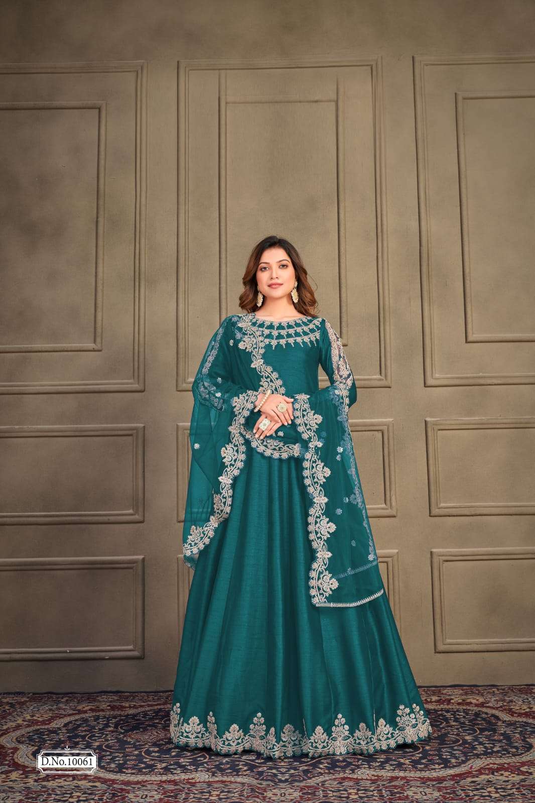 Anjubaa Vol 6 Art Silk Anarkali Party Dress view 6