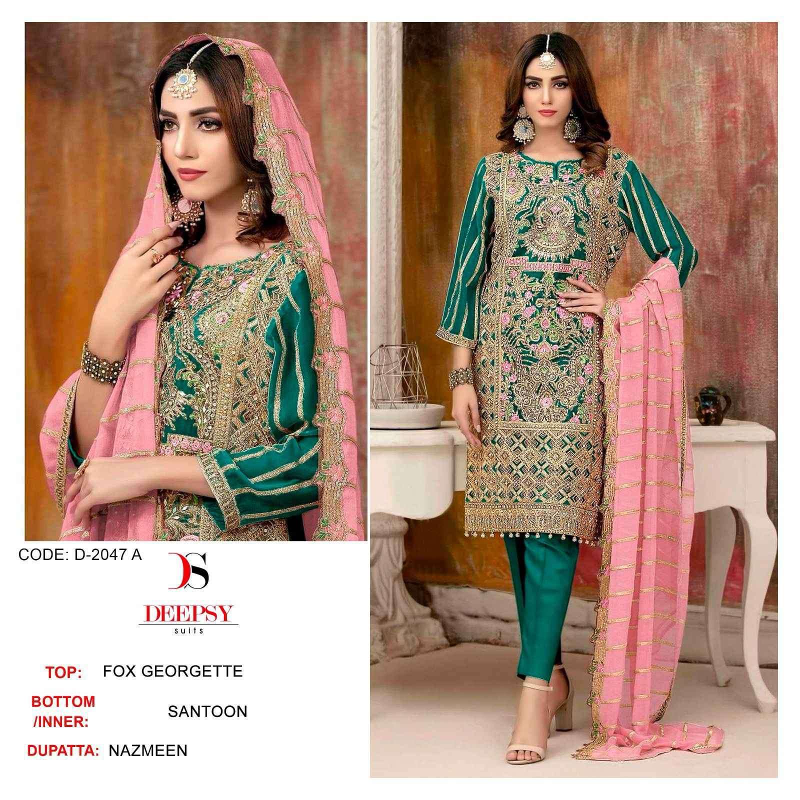 Deepsy D 2047 Colors Weeding Wear Designer Pakistani Dress view 2