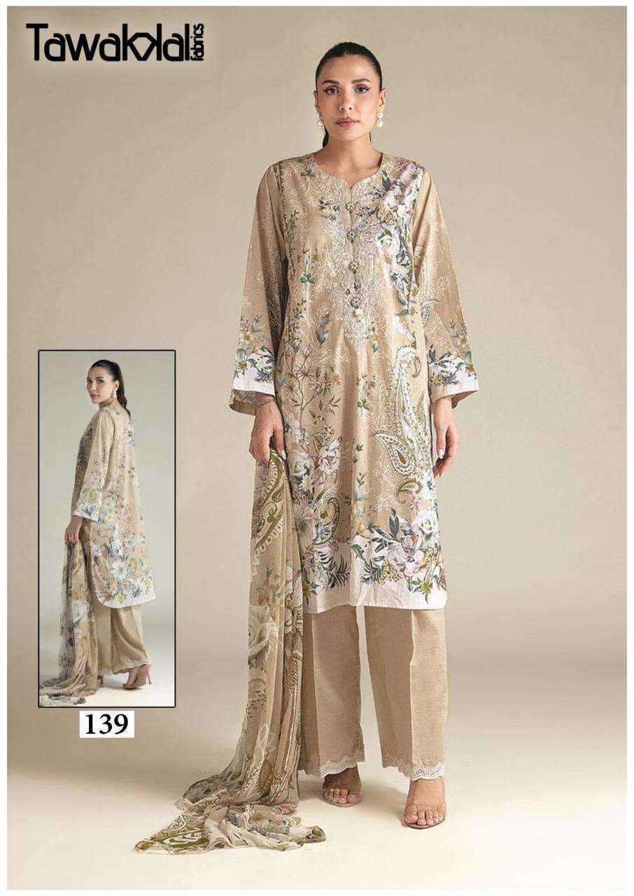 Tawakkal Saba Vol 4 Pakistani Print Cotton Salwar Suit view 6