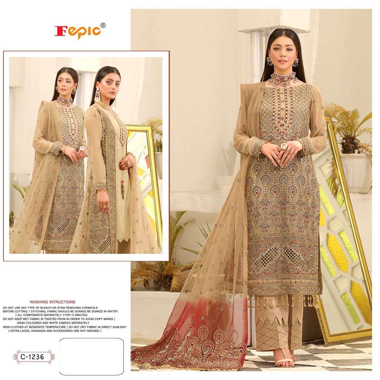 Fepic C 1236 Colors Exclusive Pakistani Suit Collection view 5