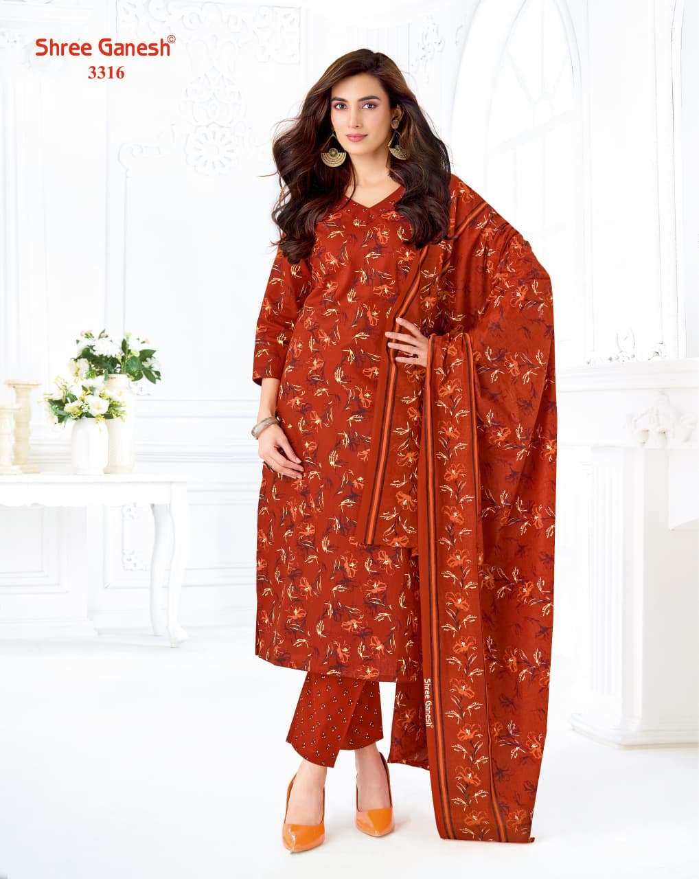 Shree Ganesh Samaiyra Vol 23 Printed Pure Cotton Suit Catalog view 9
