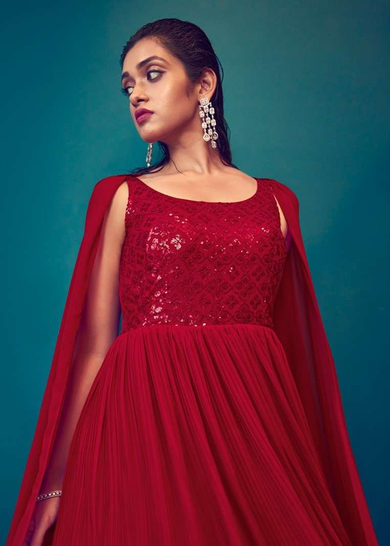 Shubhkala Flory Vol 40 Latest Style Partywear Designer Gown view 8