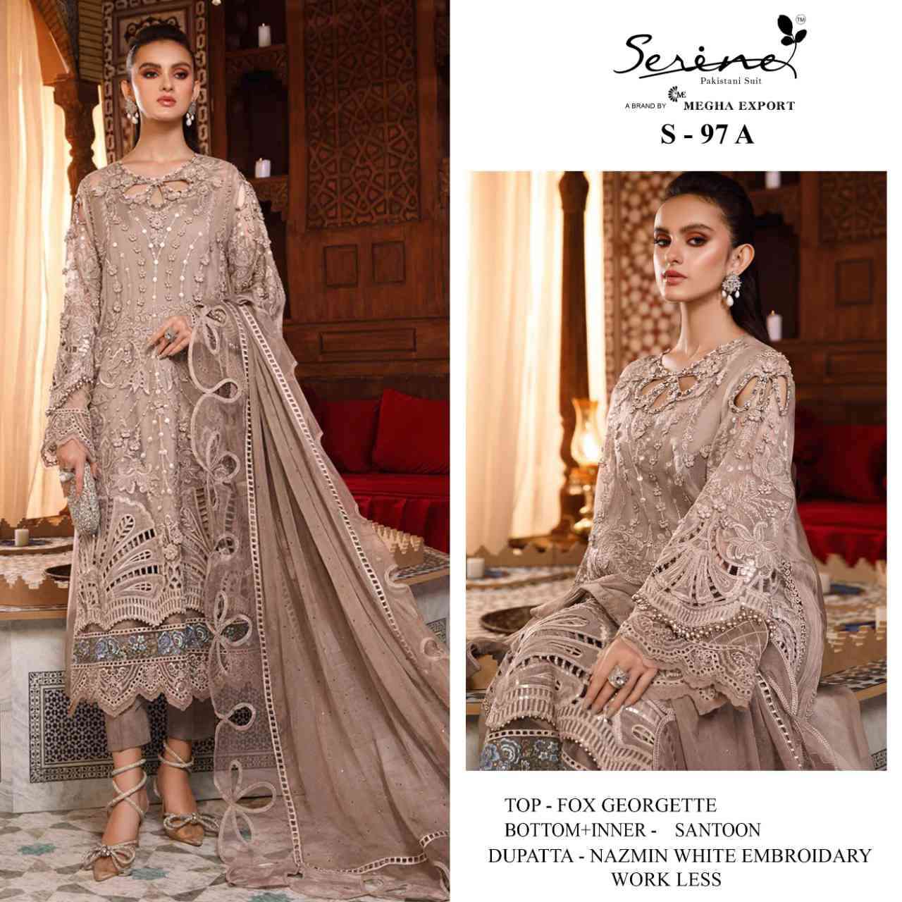 Megha Exports S 97 A Party Wear Pakistani Suit Online view 3