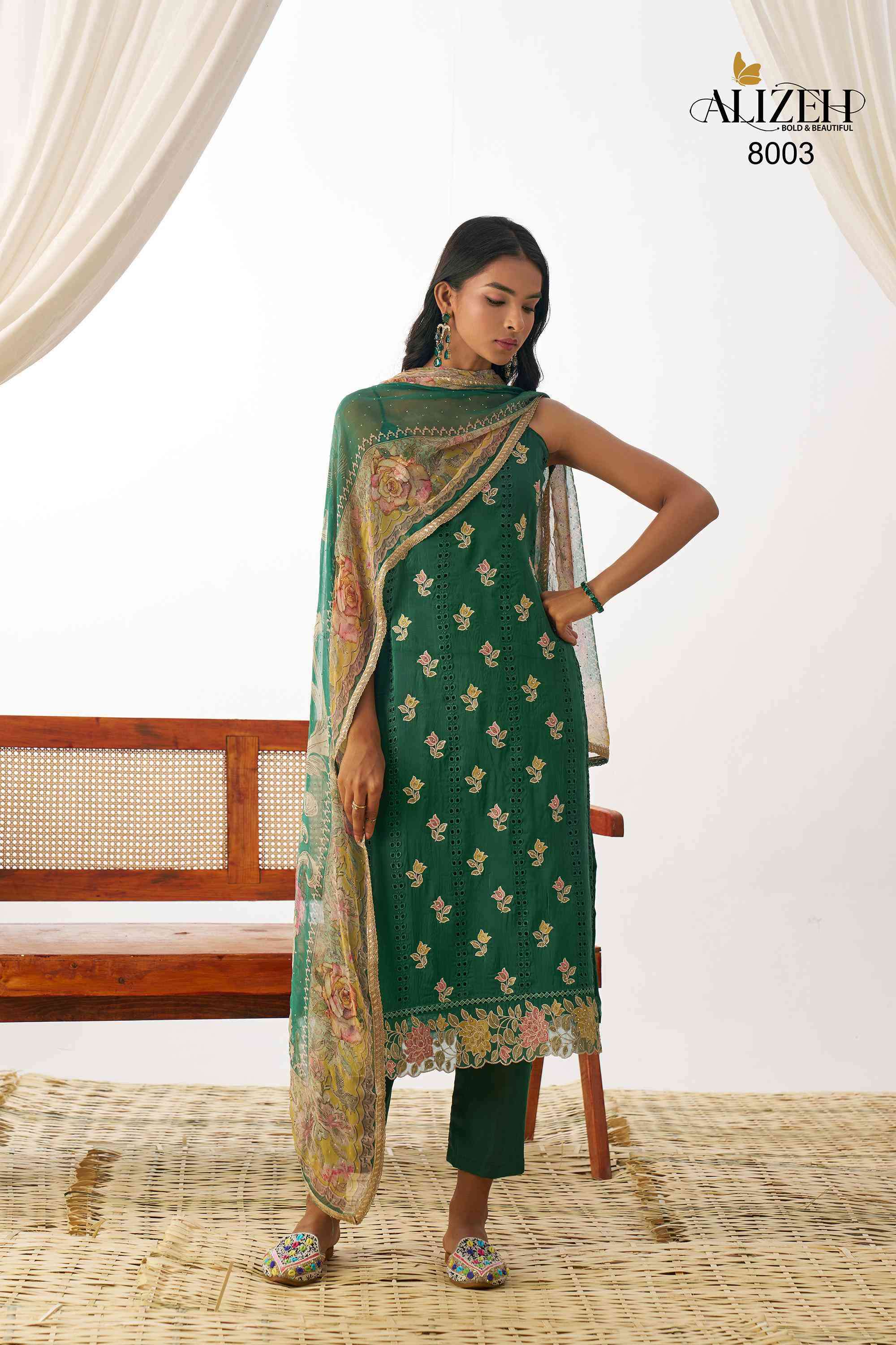 Alizeh Swara 8001 to 8004 Readymade Suit Collection Price Exporter view 15