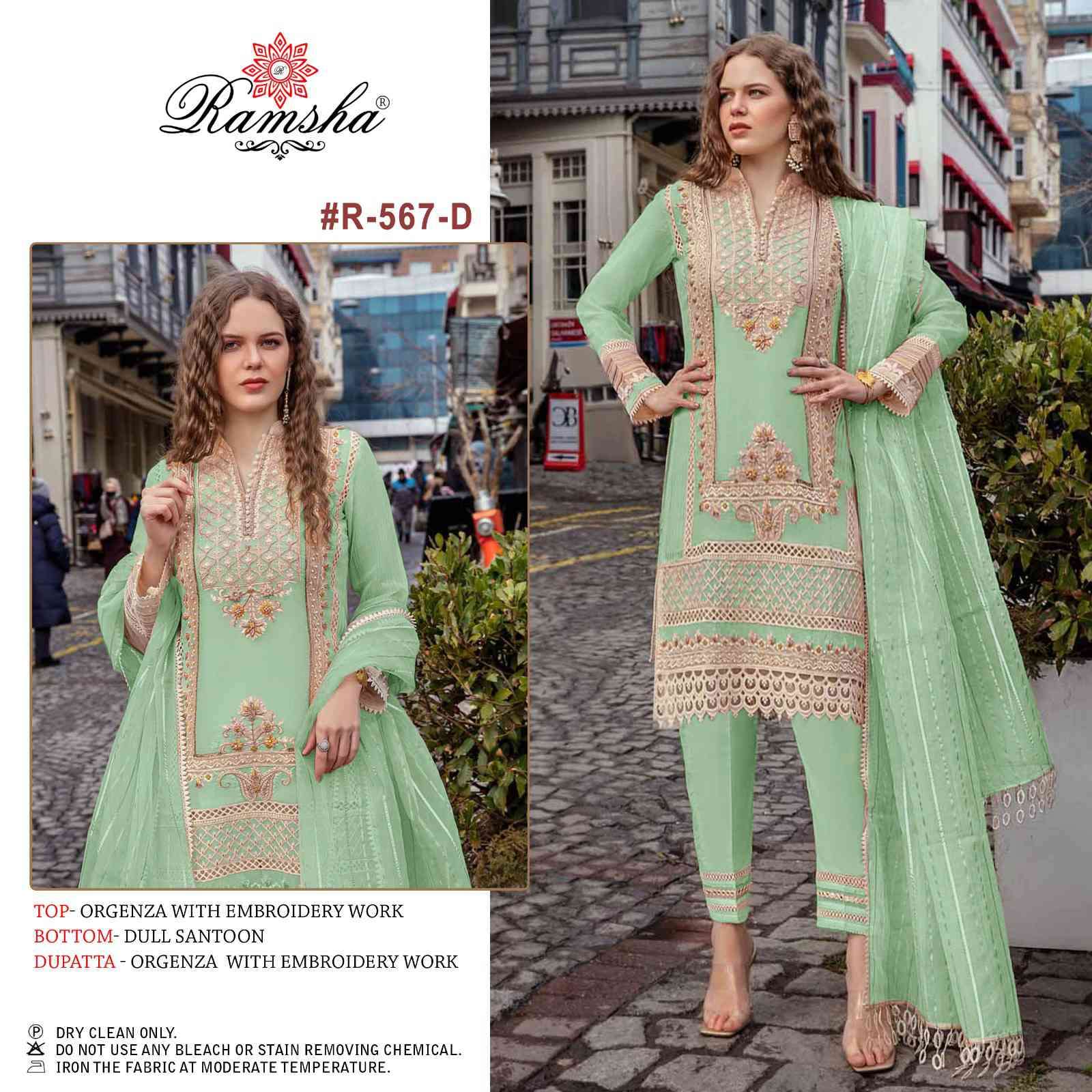 Ramsha R-567 Nx Embroidered Pakistani Salwar Suit view 2
